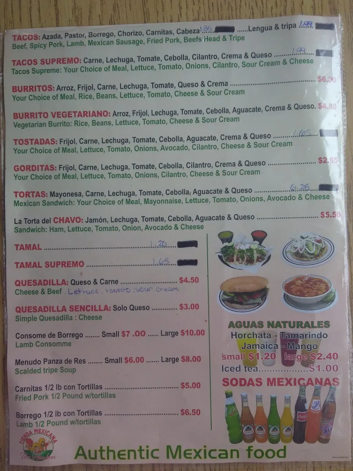 Menu 3