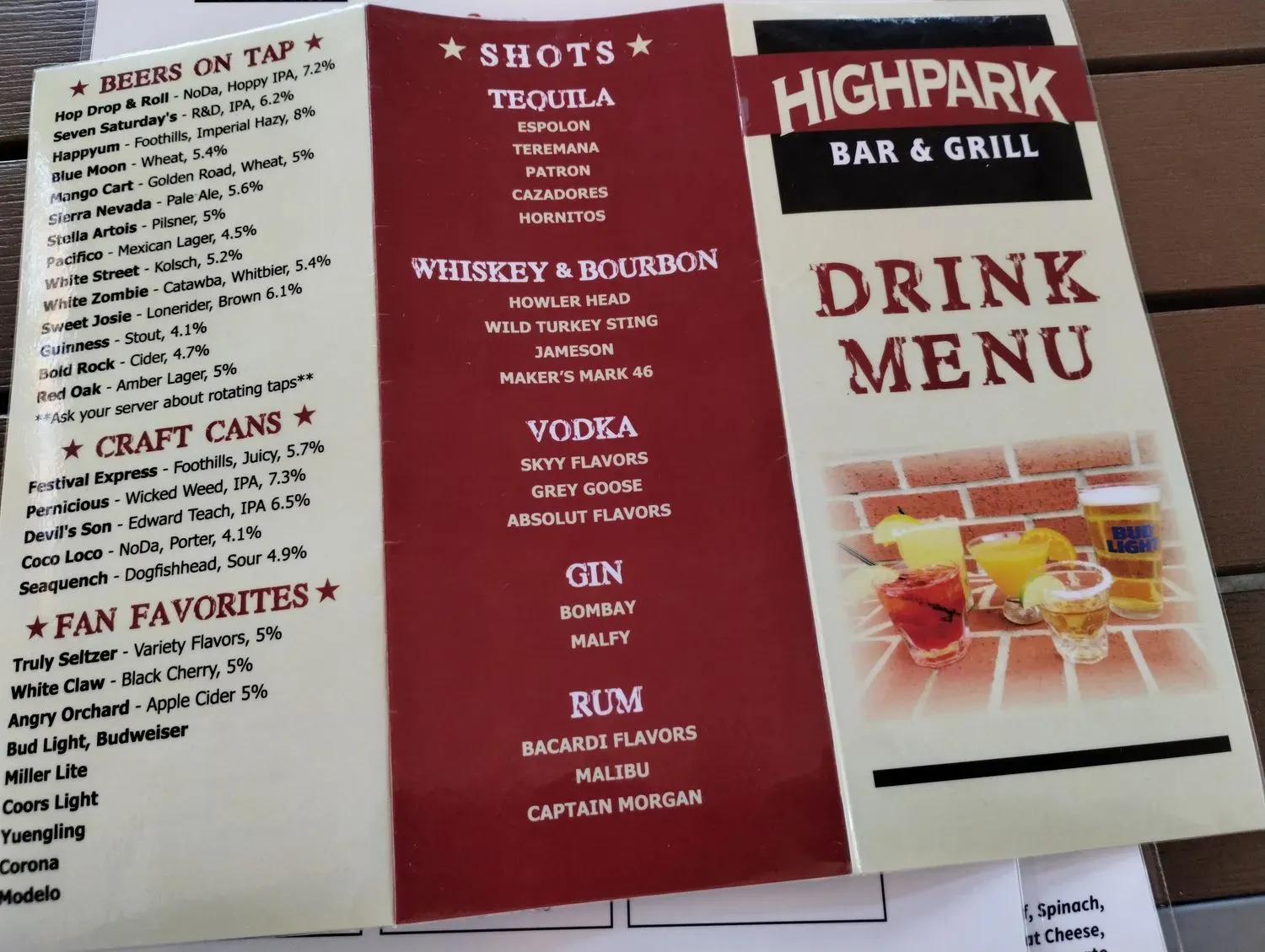 Menu 2