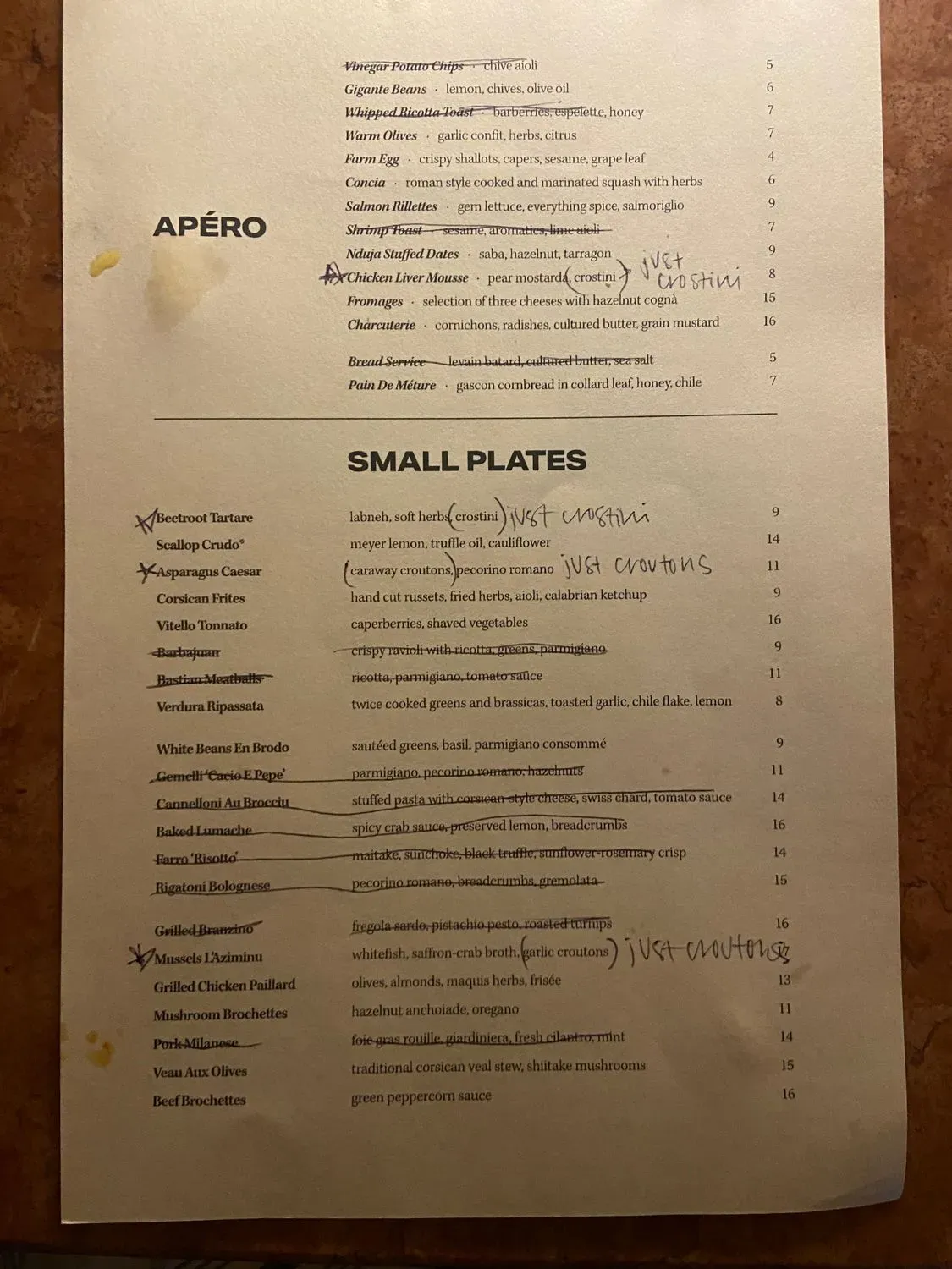 Menu 2