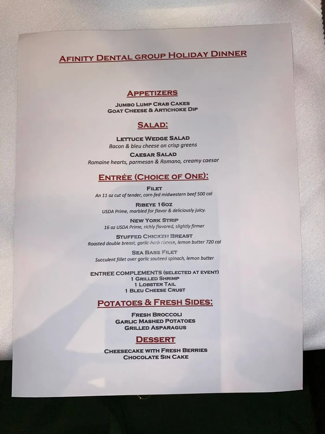 Menu 2