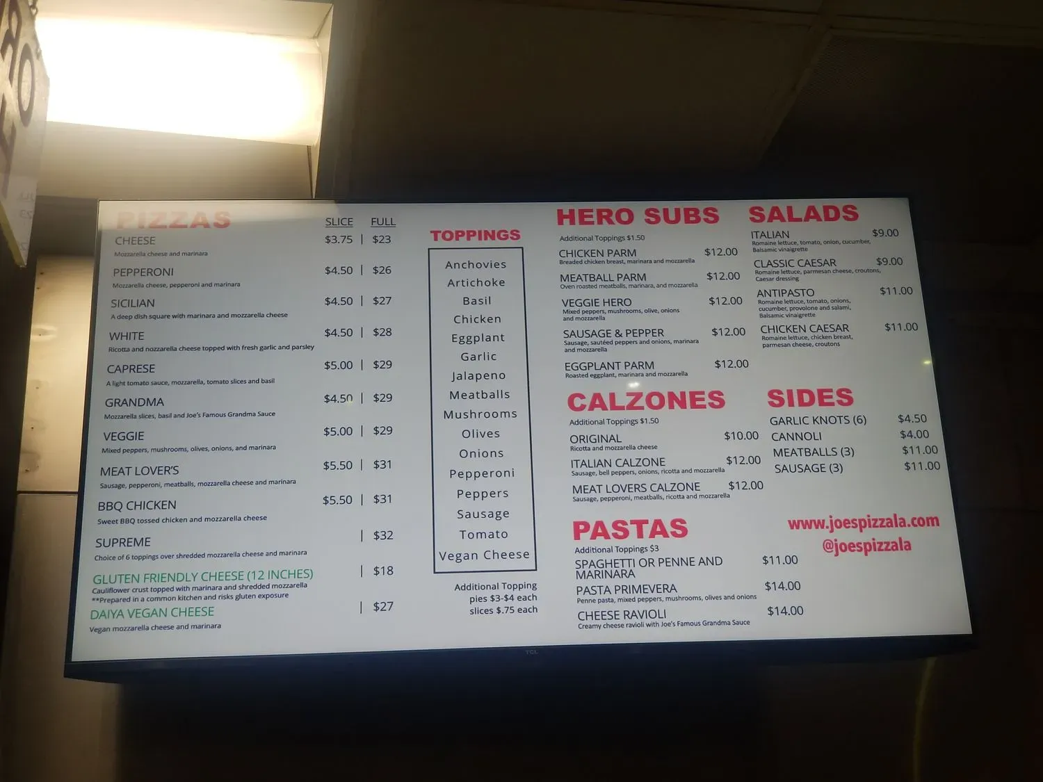 Menu 3