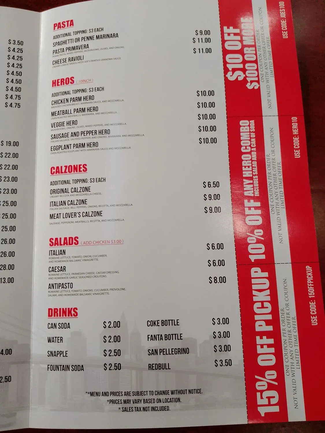 Menu 3