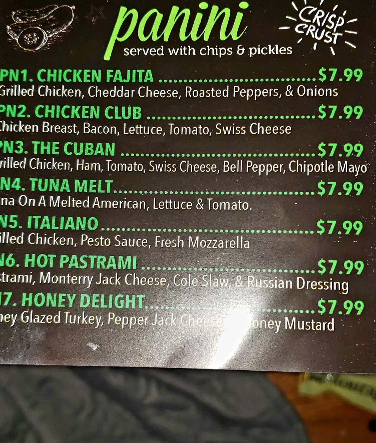 Menu 2