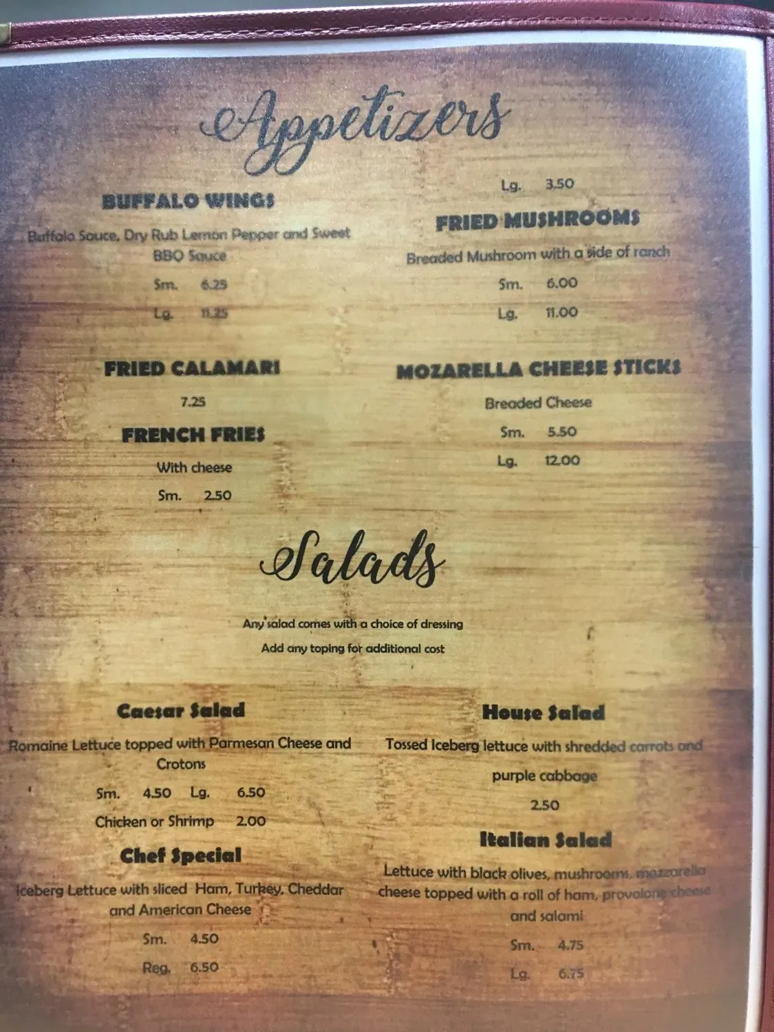 Menu 3