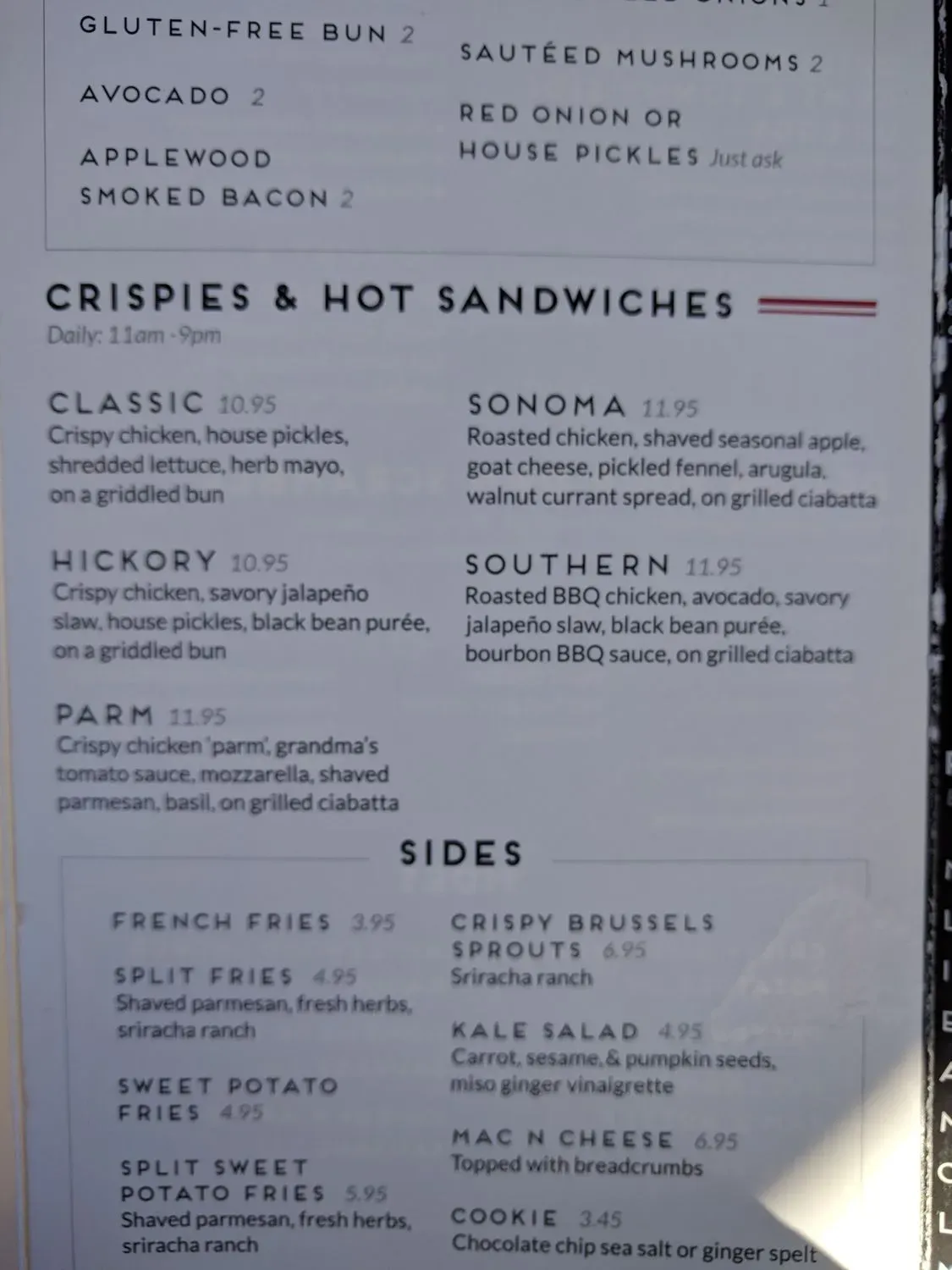 Menu 5