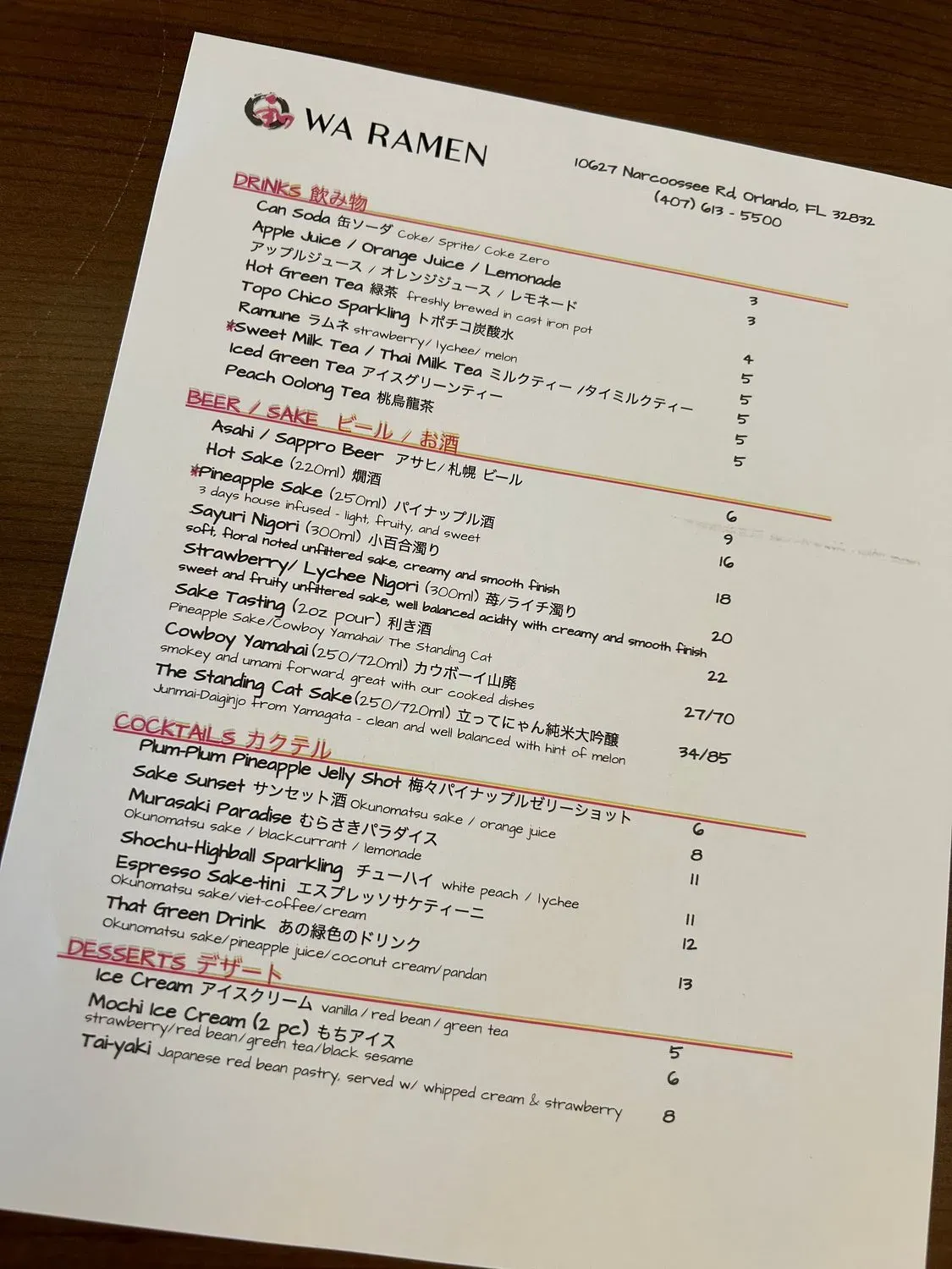 Menu 4