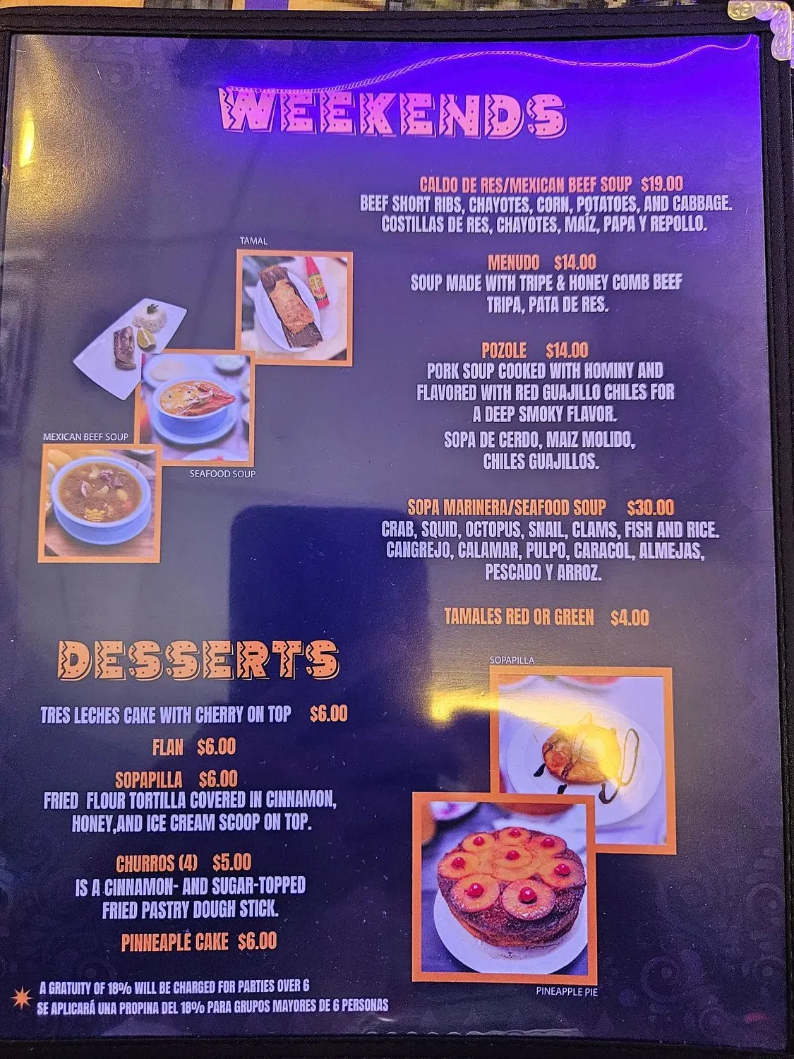 Menu 4