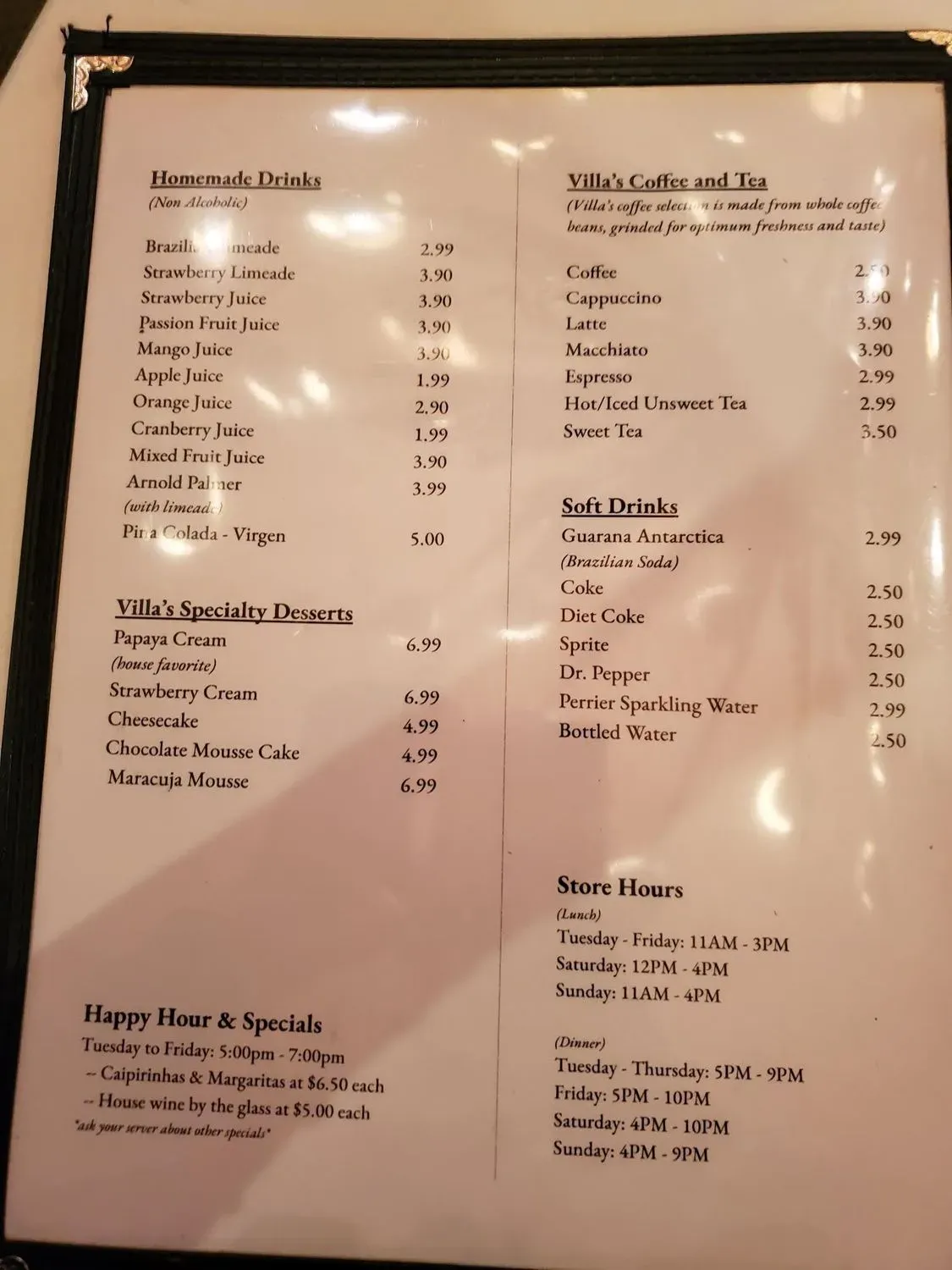 Menu 3