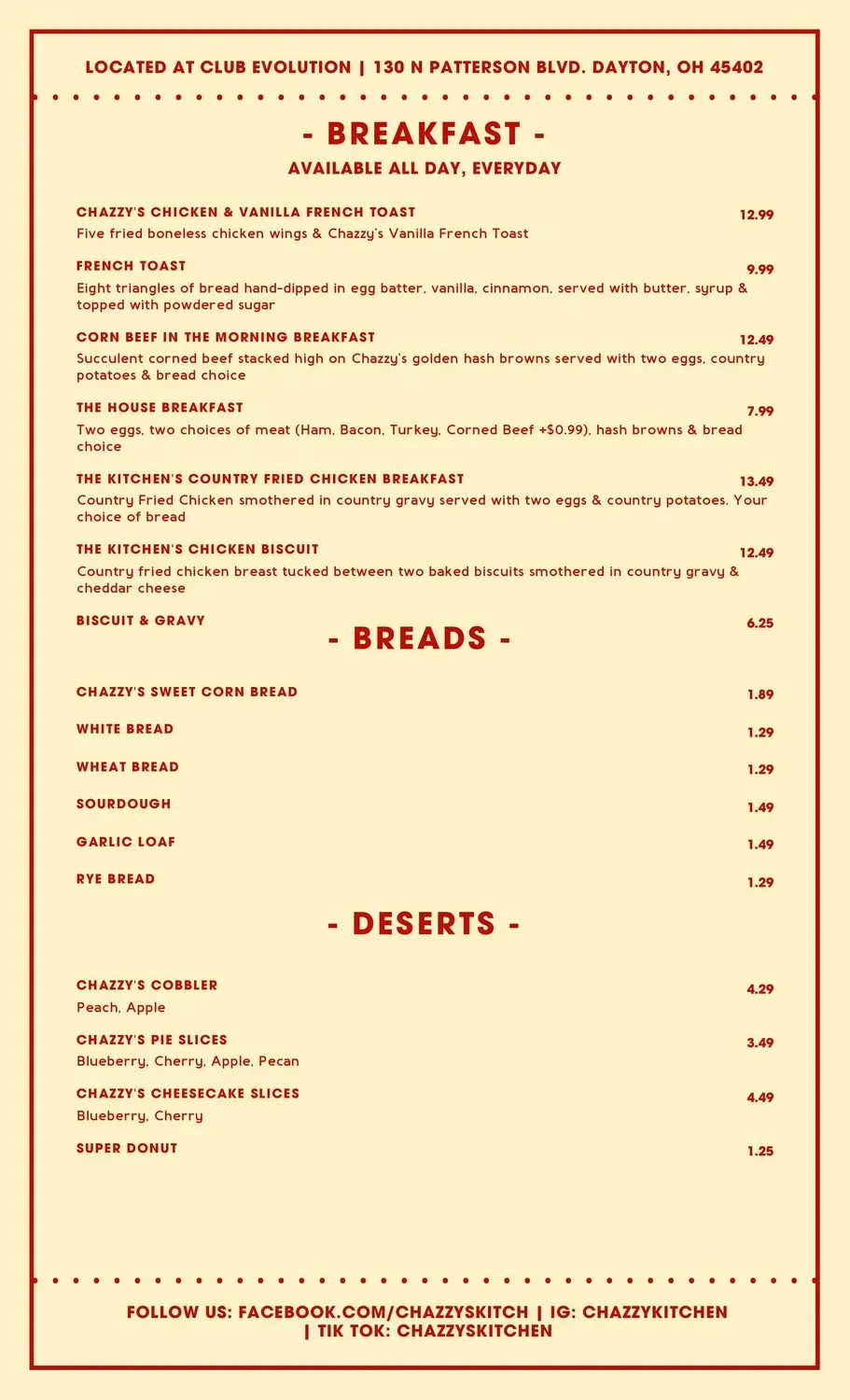 Menu 3