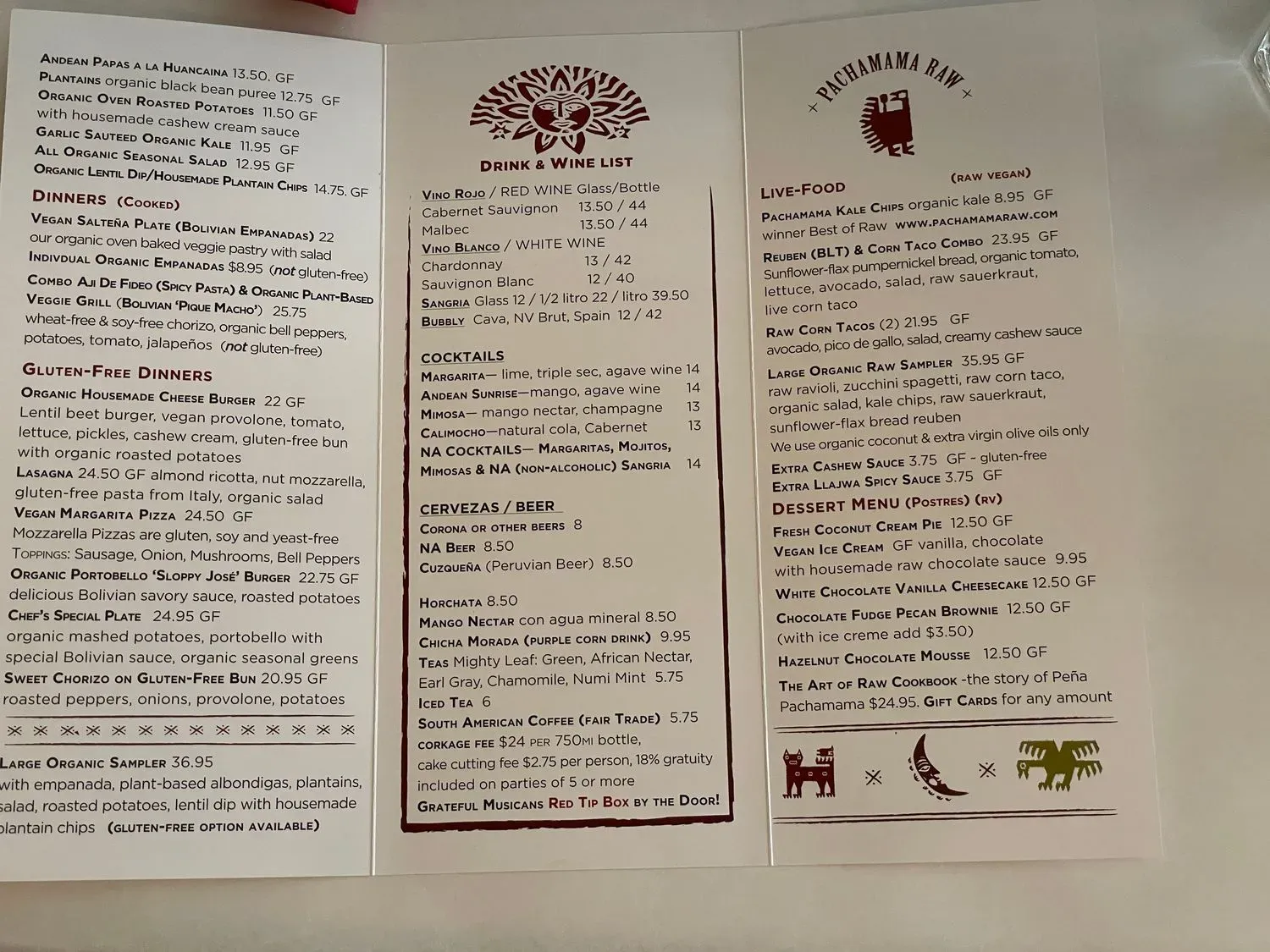 Menu 2