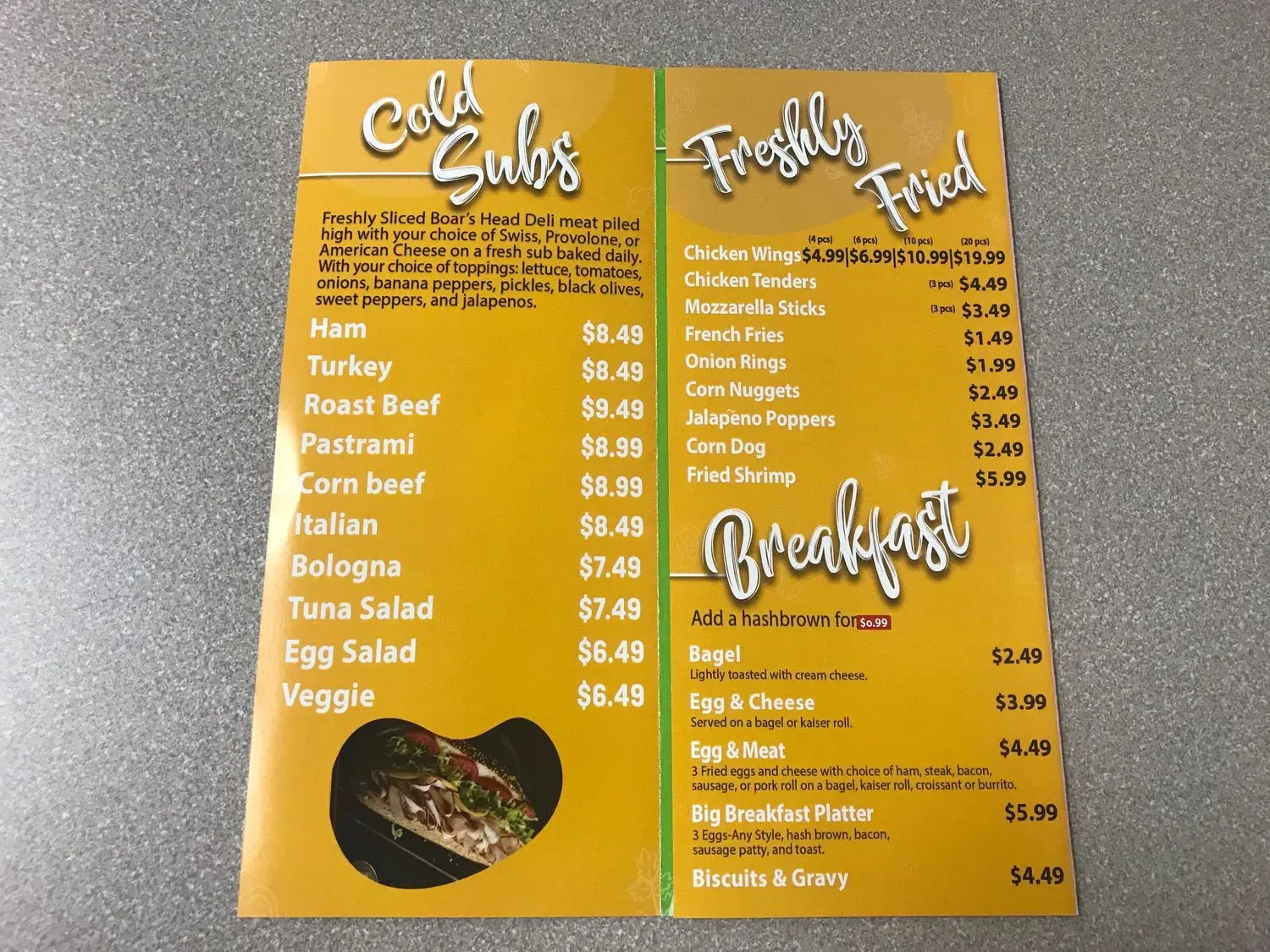 Menu 2