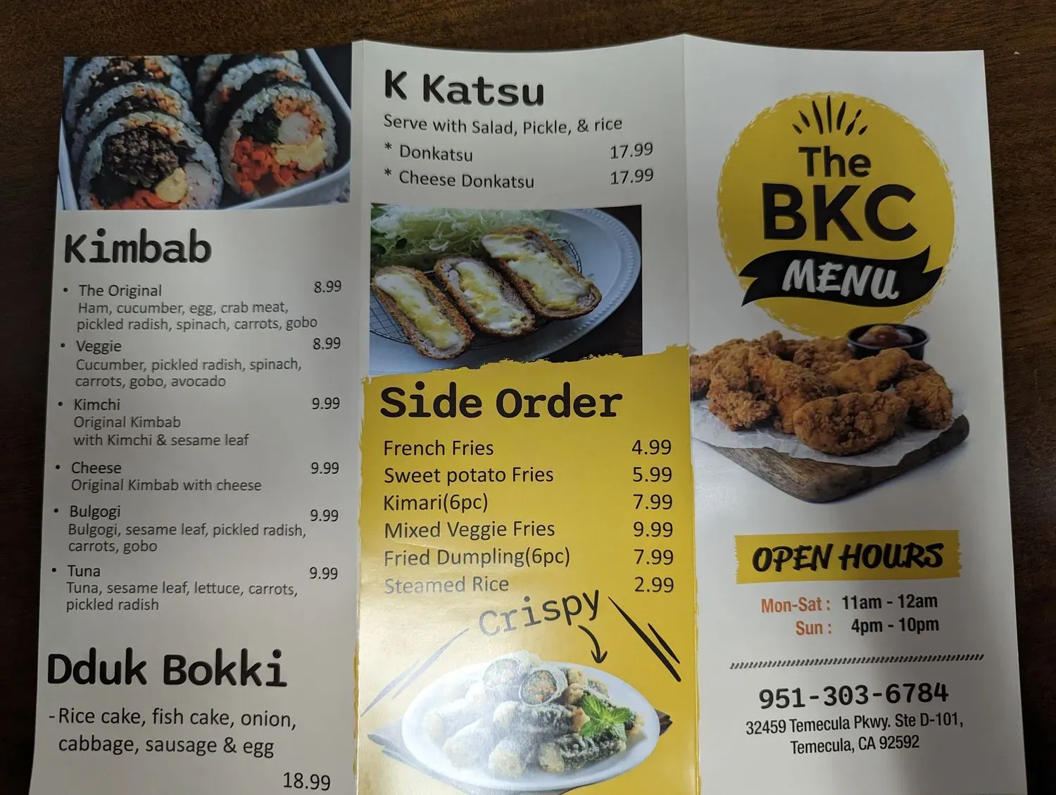 Menu 2