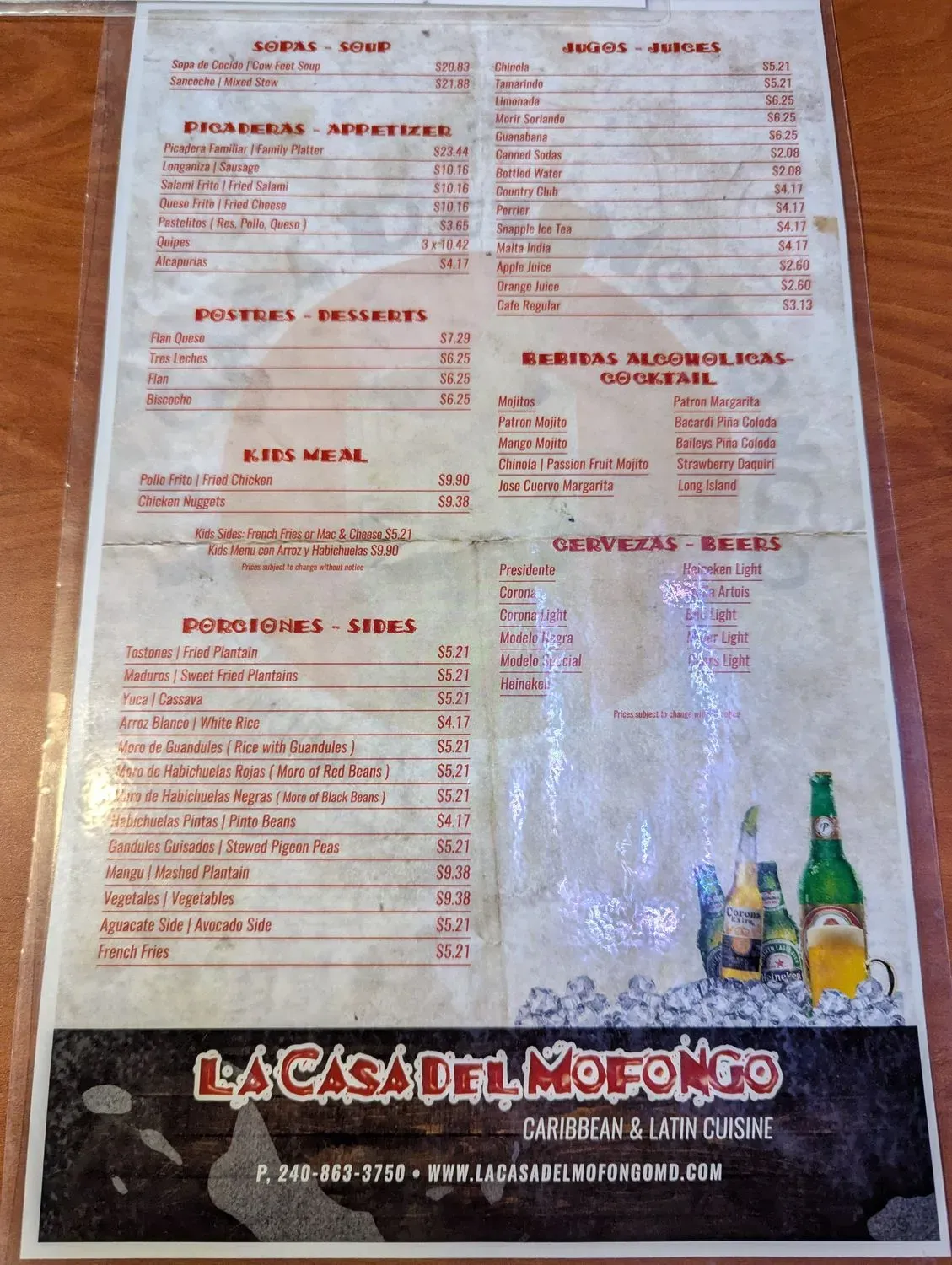 Menu 4