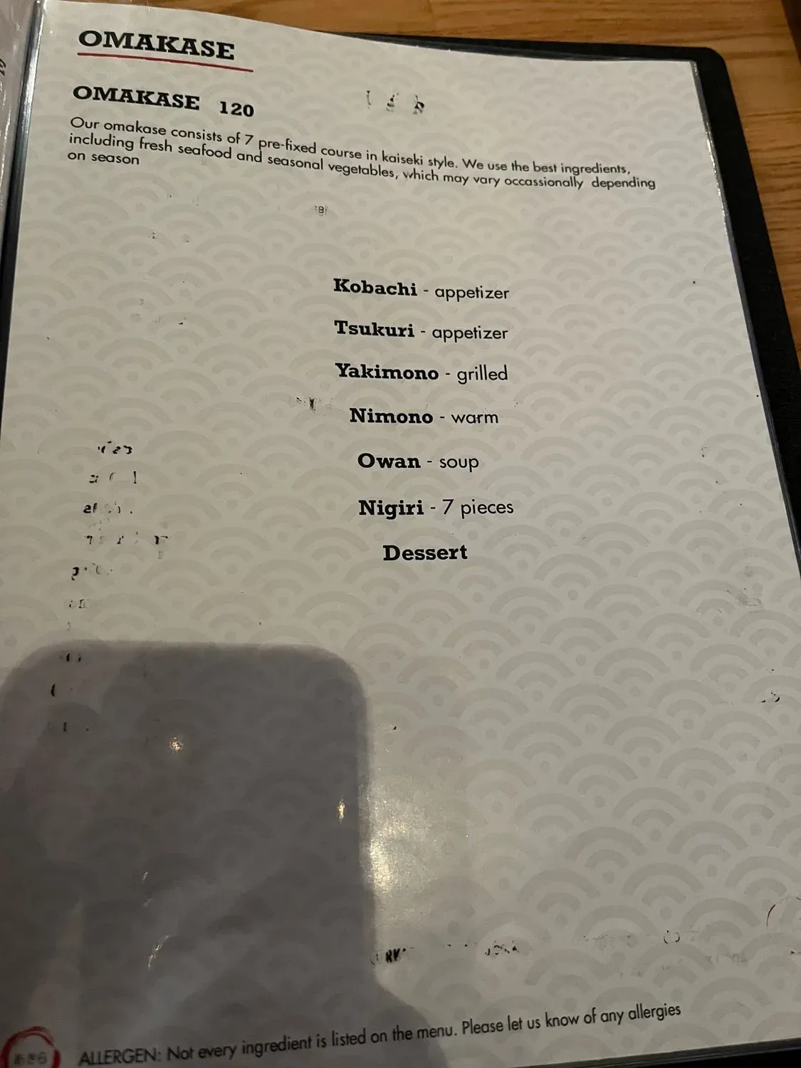 Menu 4