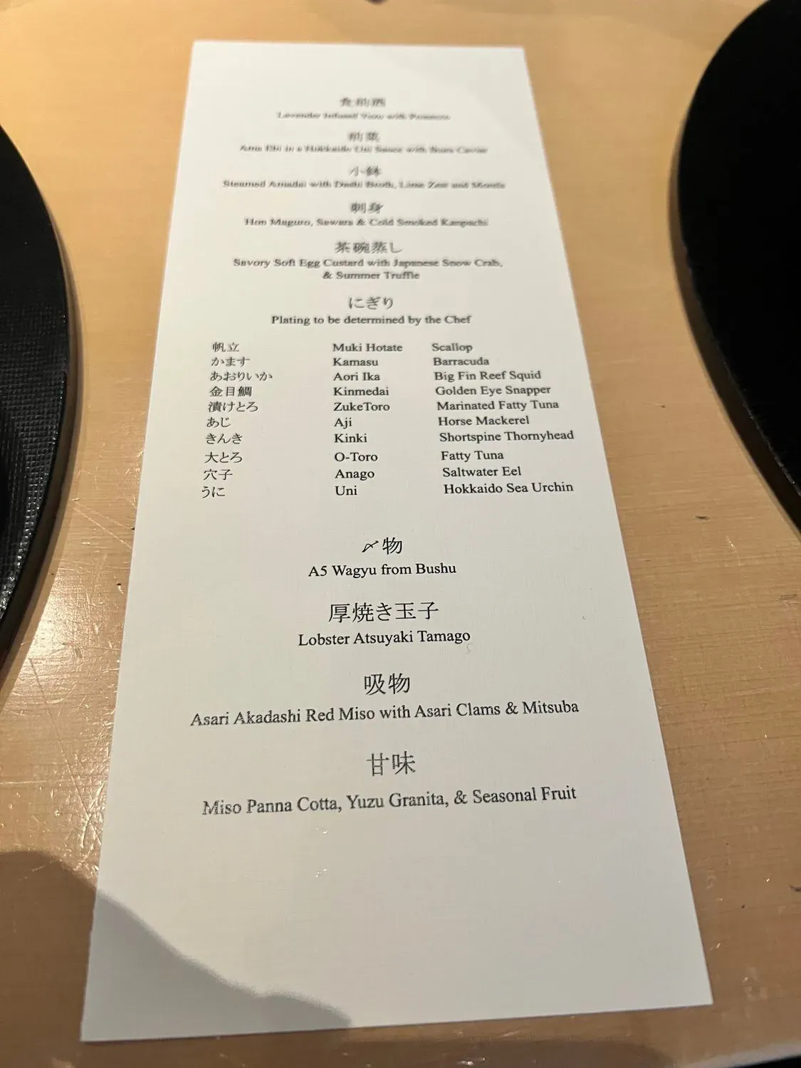 Menu 6