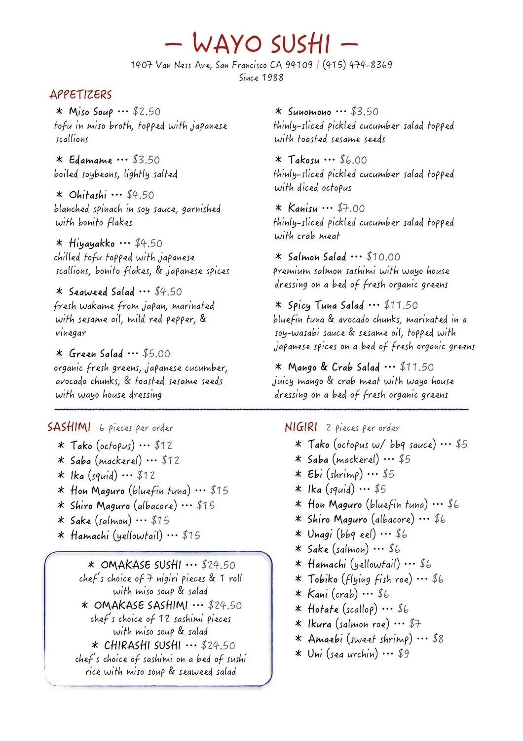 Menu 2