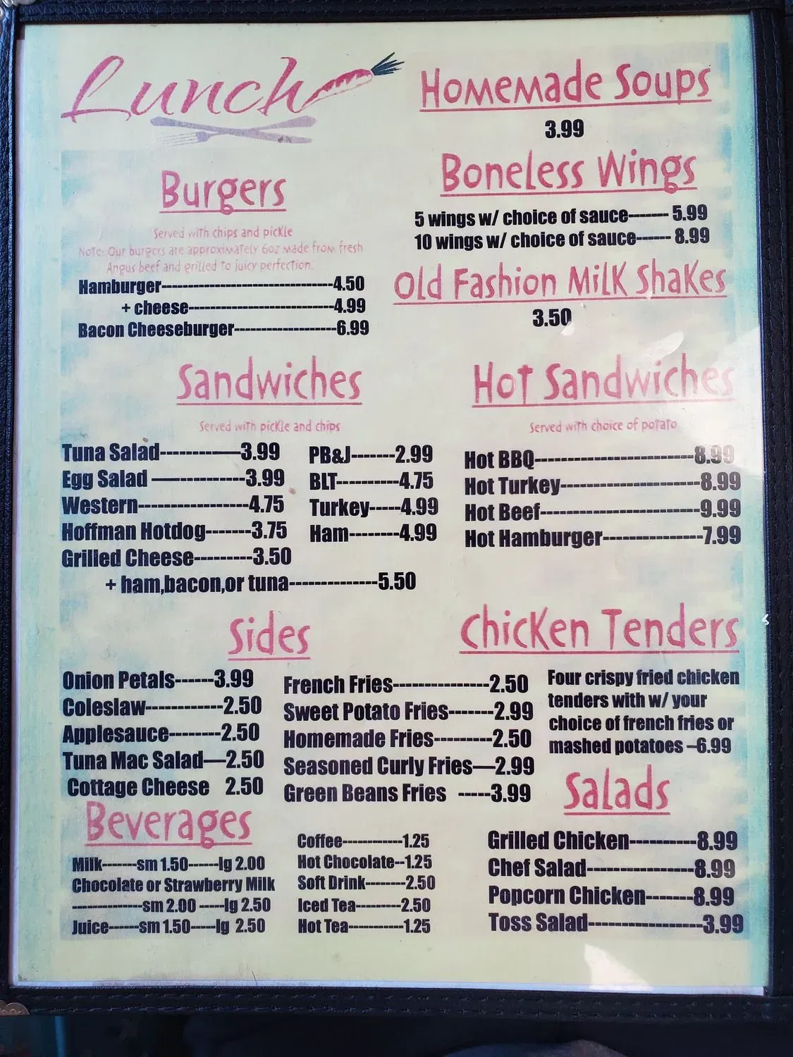 Menu 4