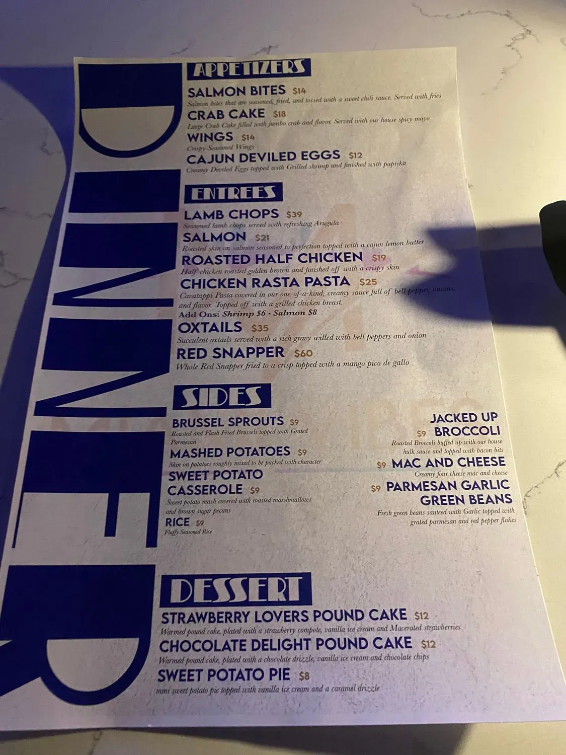 Menu 3