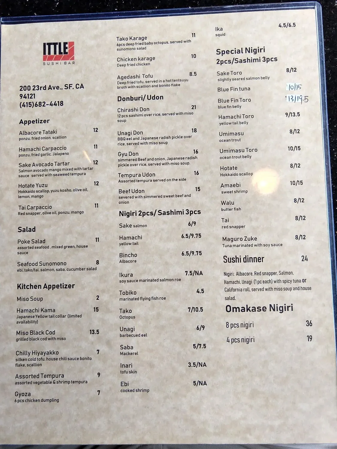 Menu 6