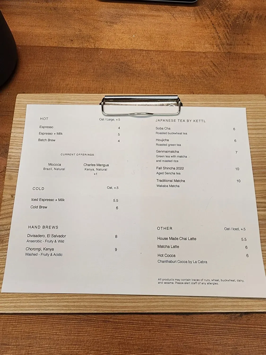 Menu 2