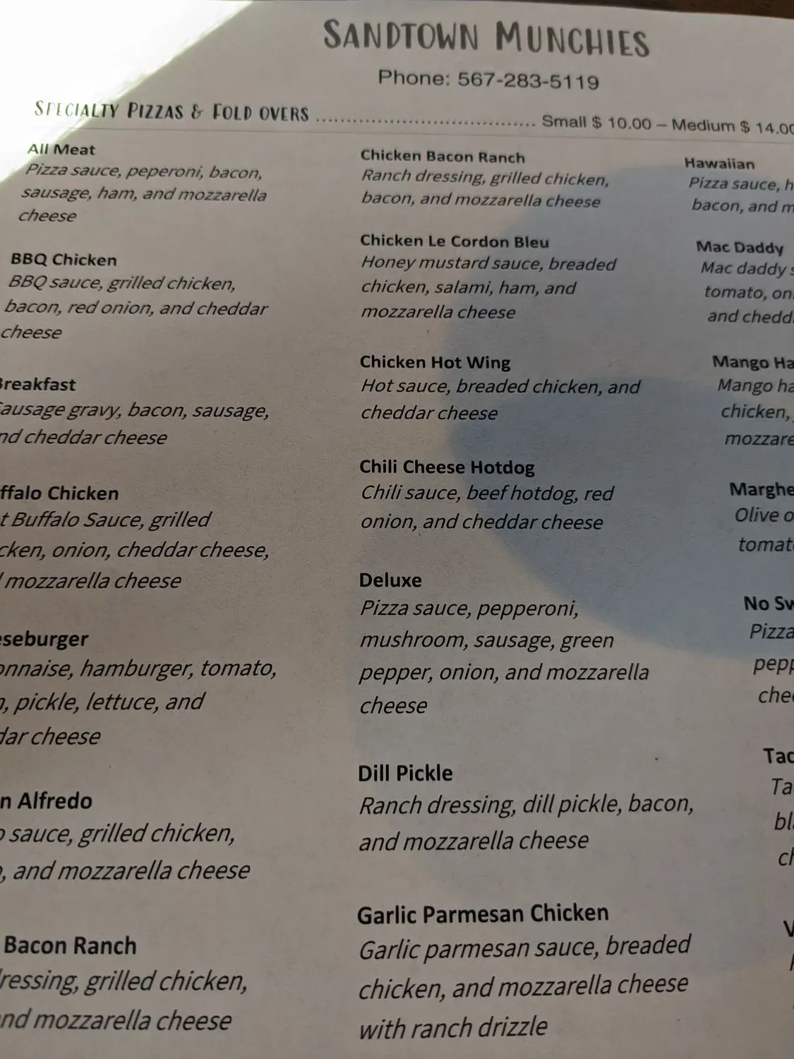 Menu 3