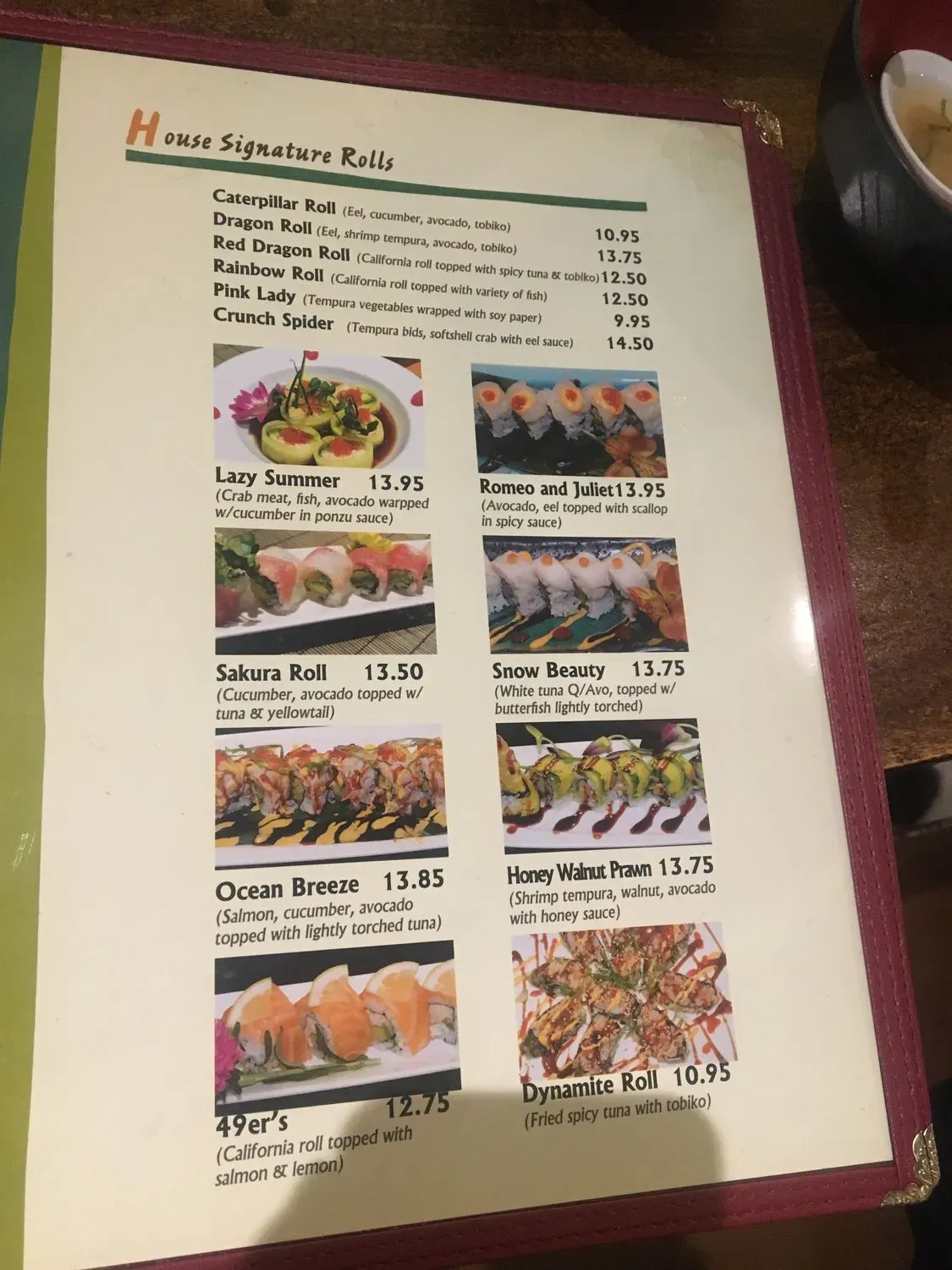 Menu 5