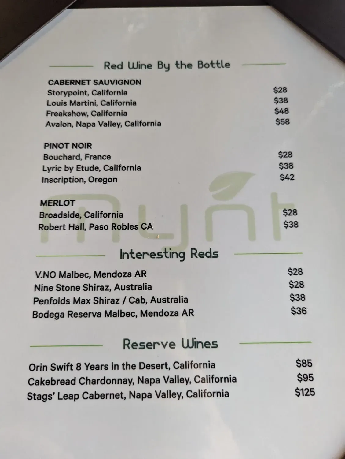 Menu 3