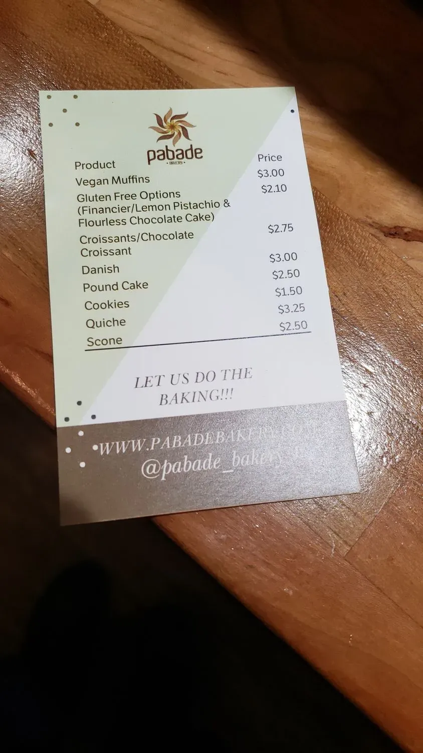 Menu 6