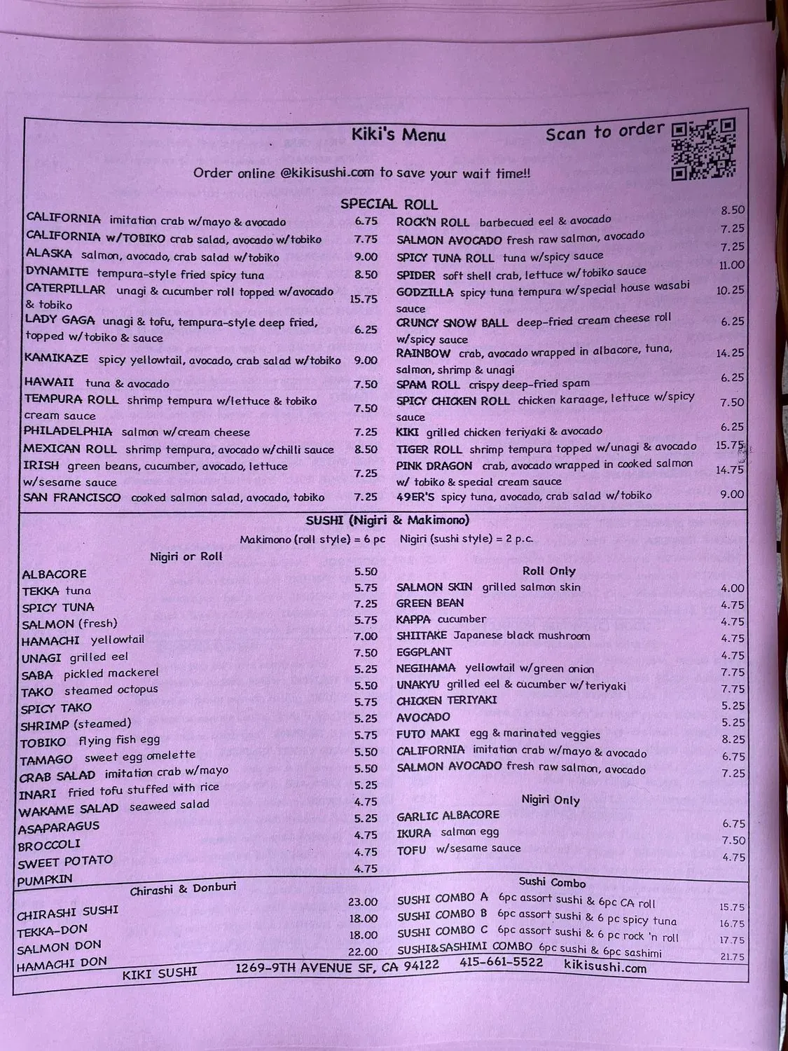 Menu 2