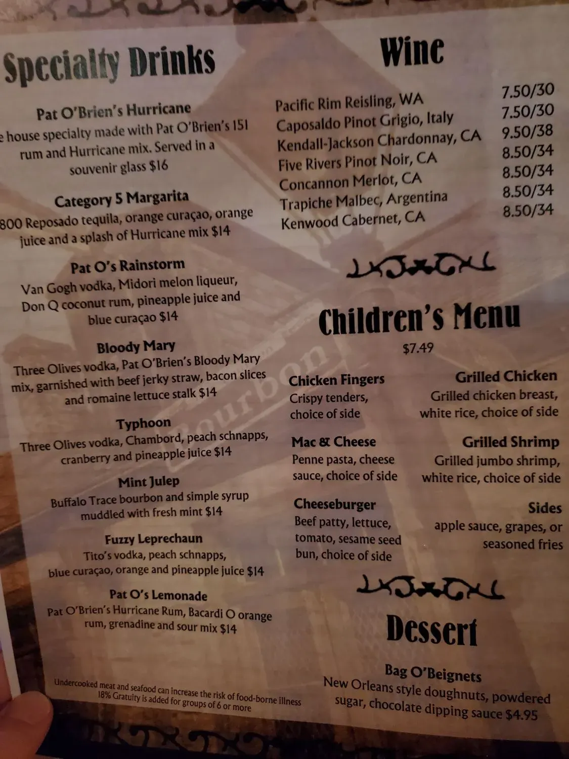 Menu 4