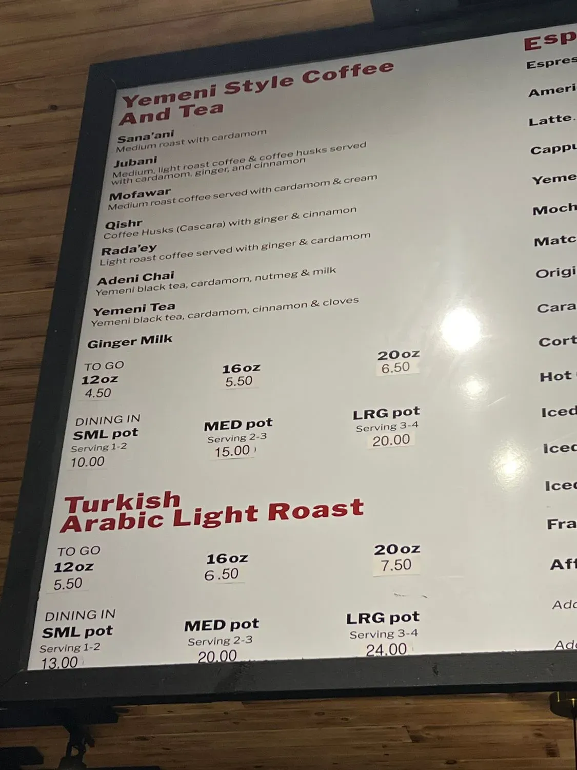 Menu 4