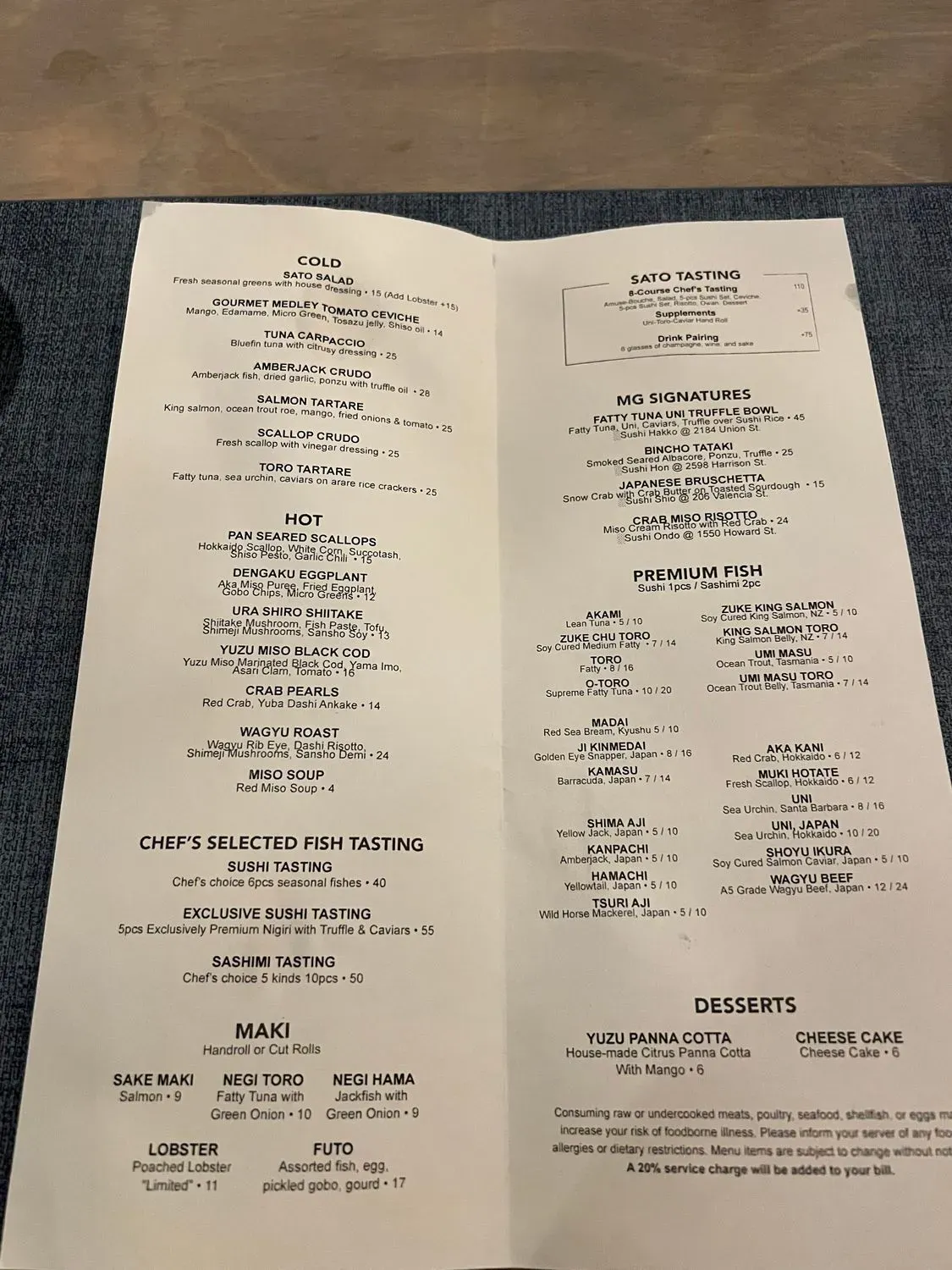 Menu 2