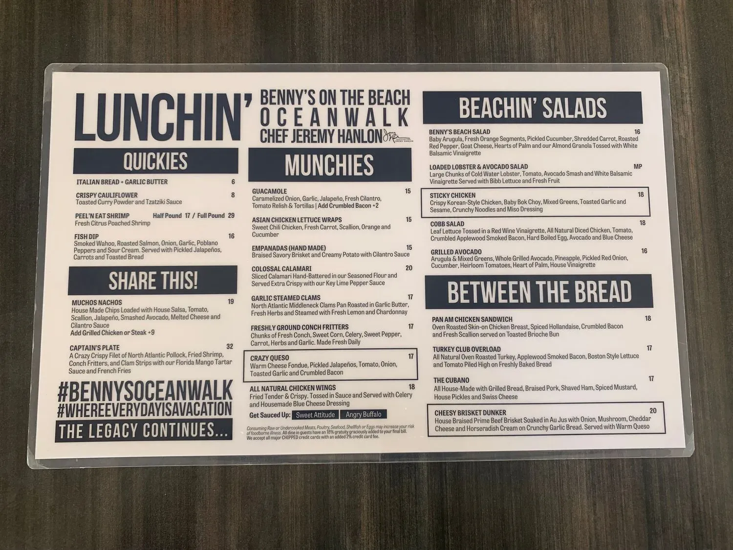 Menu 5