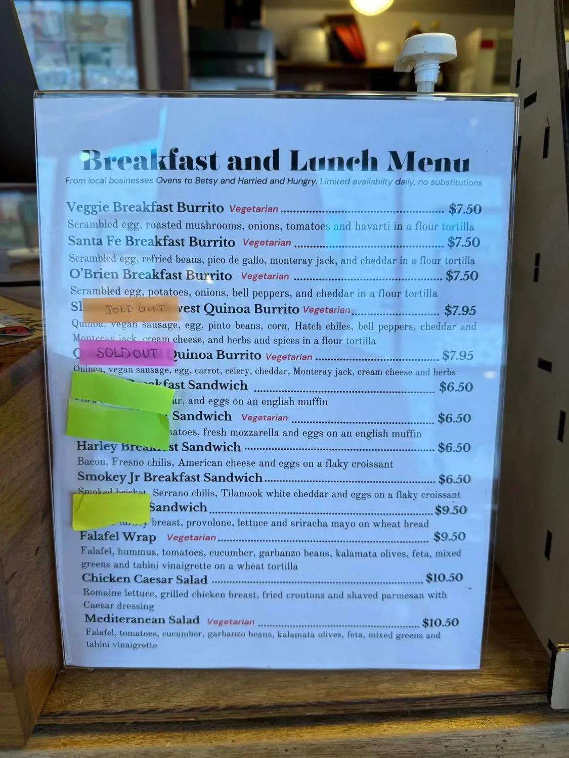 Menu 6