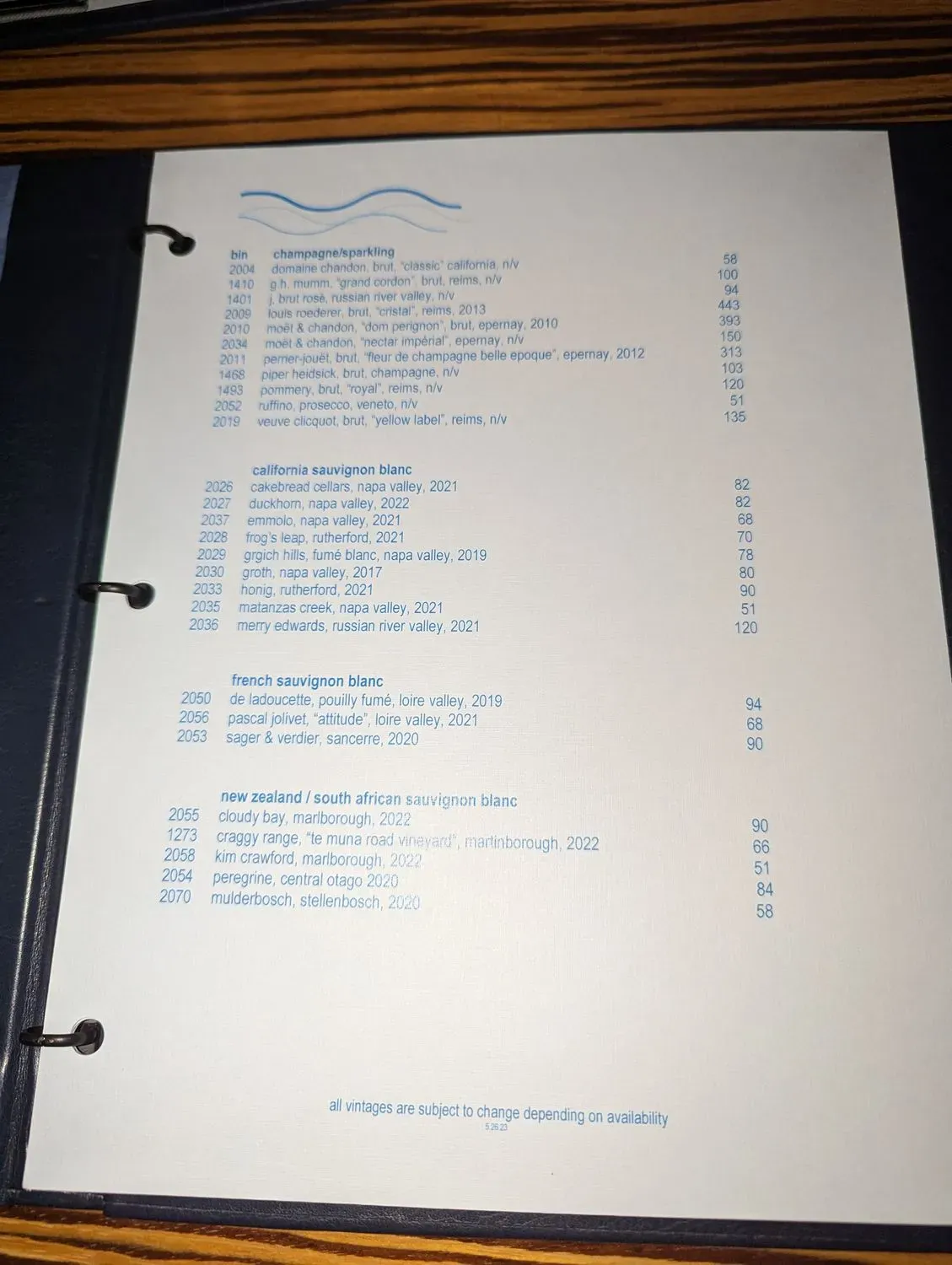 Menu 3