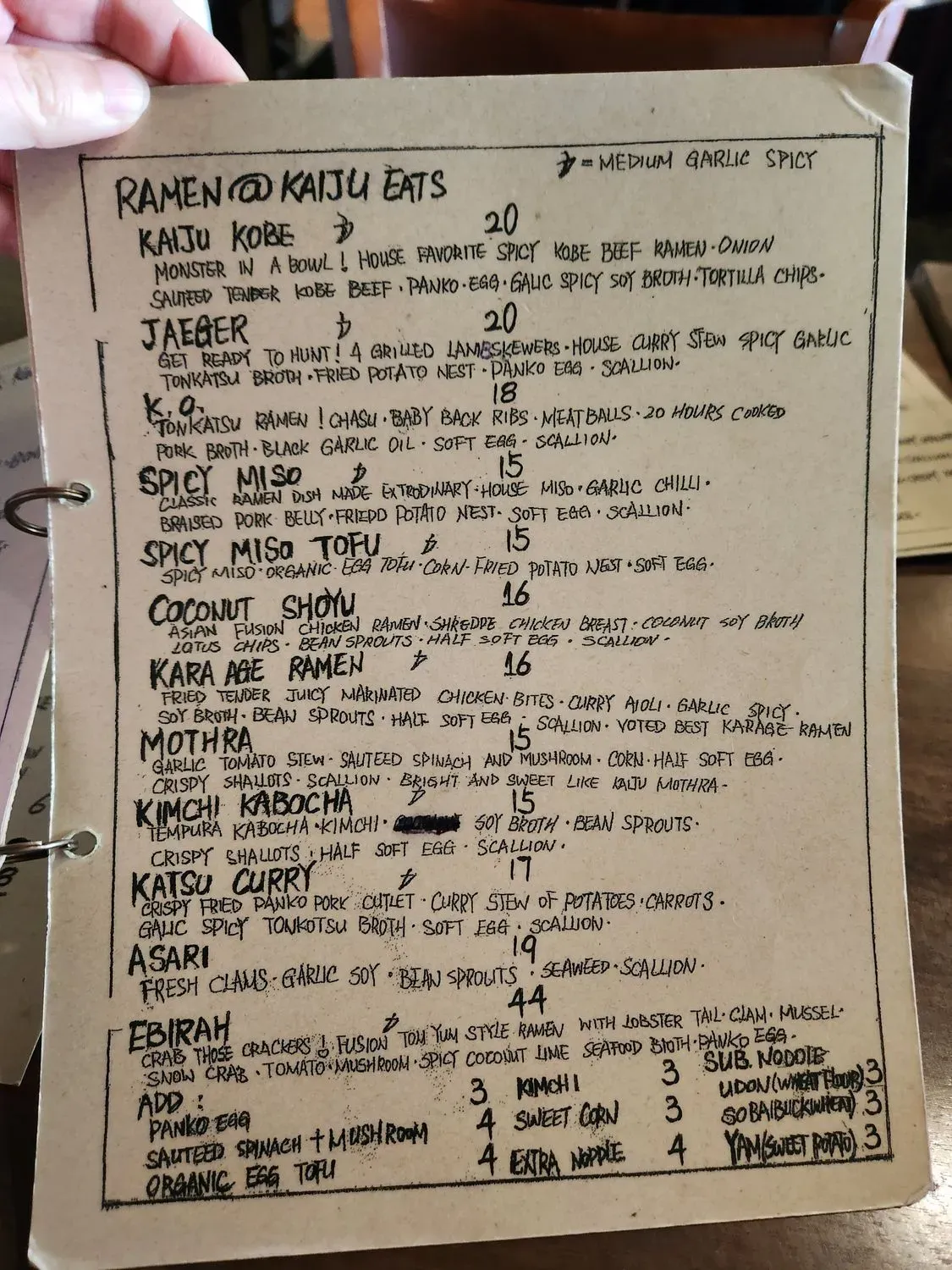 Menu 3