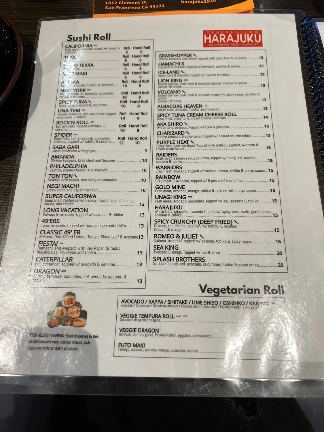 Menu 4