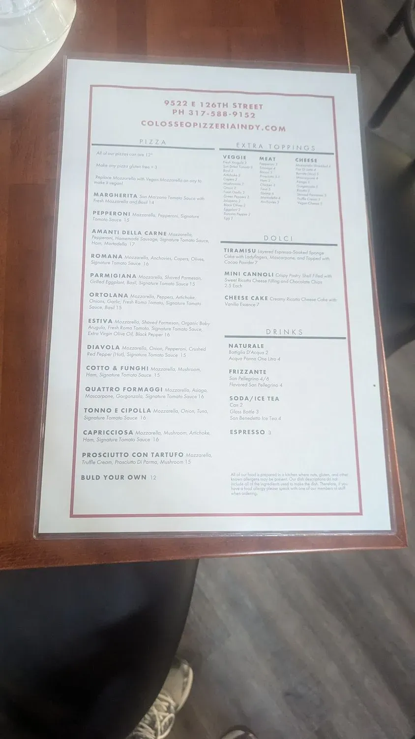 Menu 2