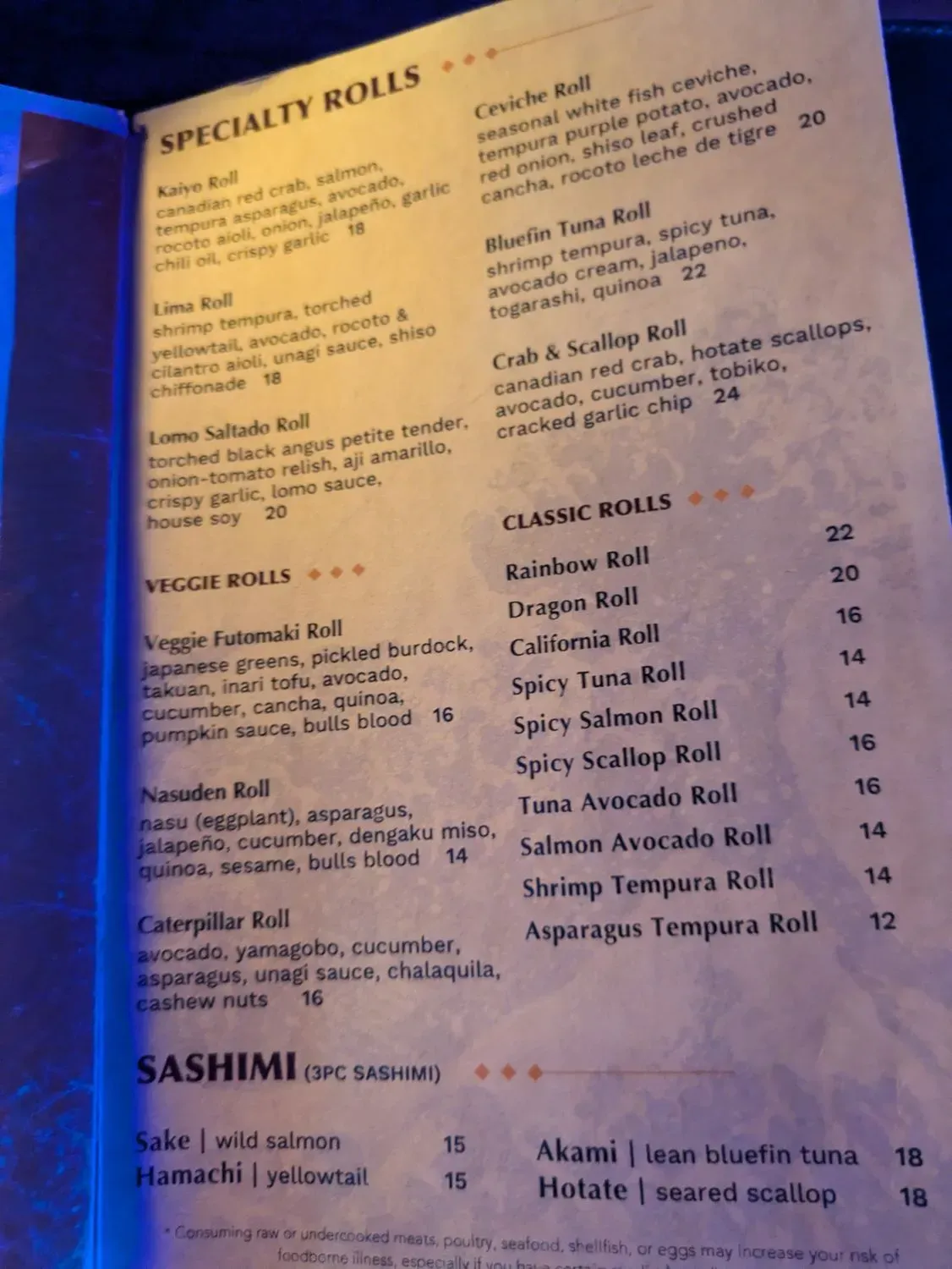 Menu 4