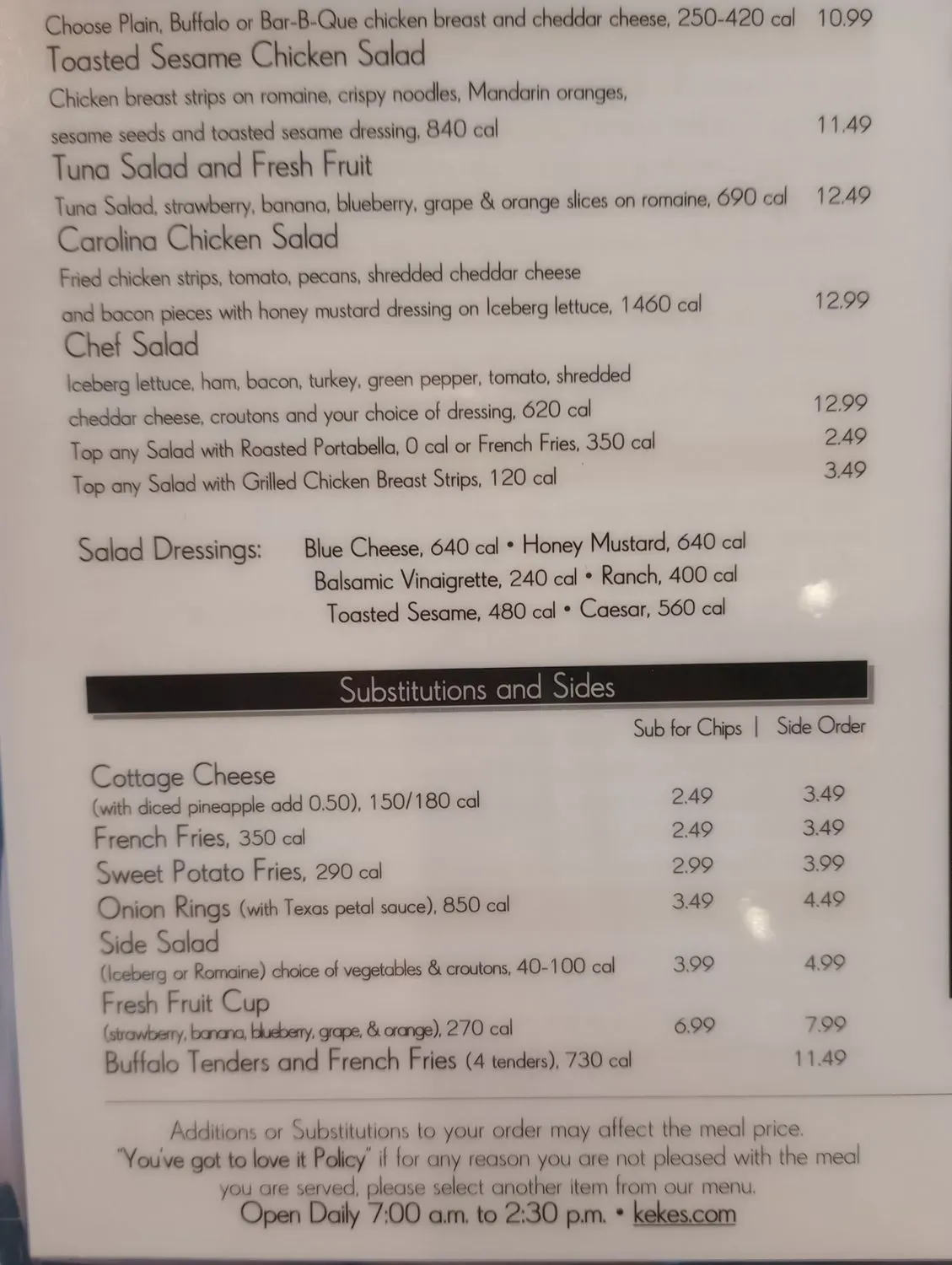 Menu 6