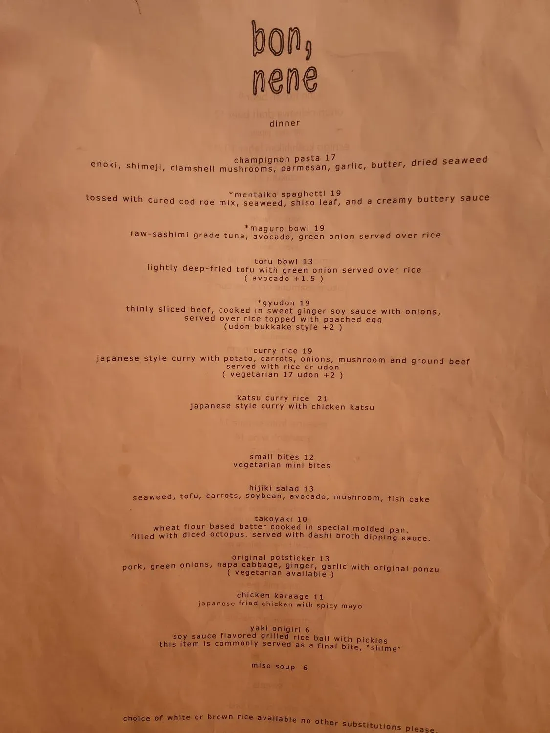 Menu 6