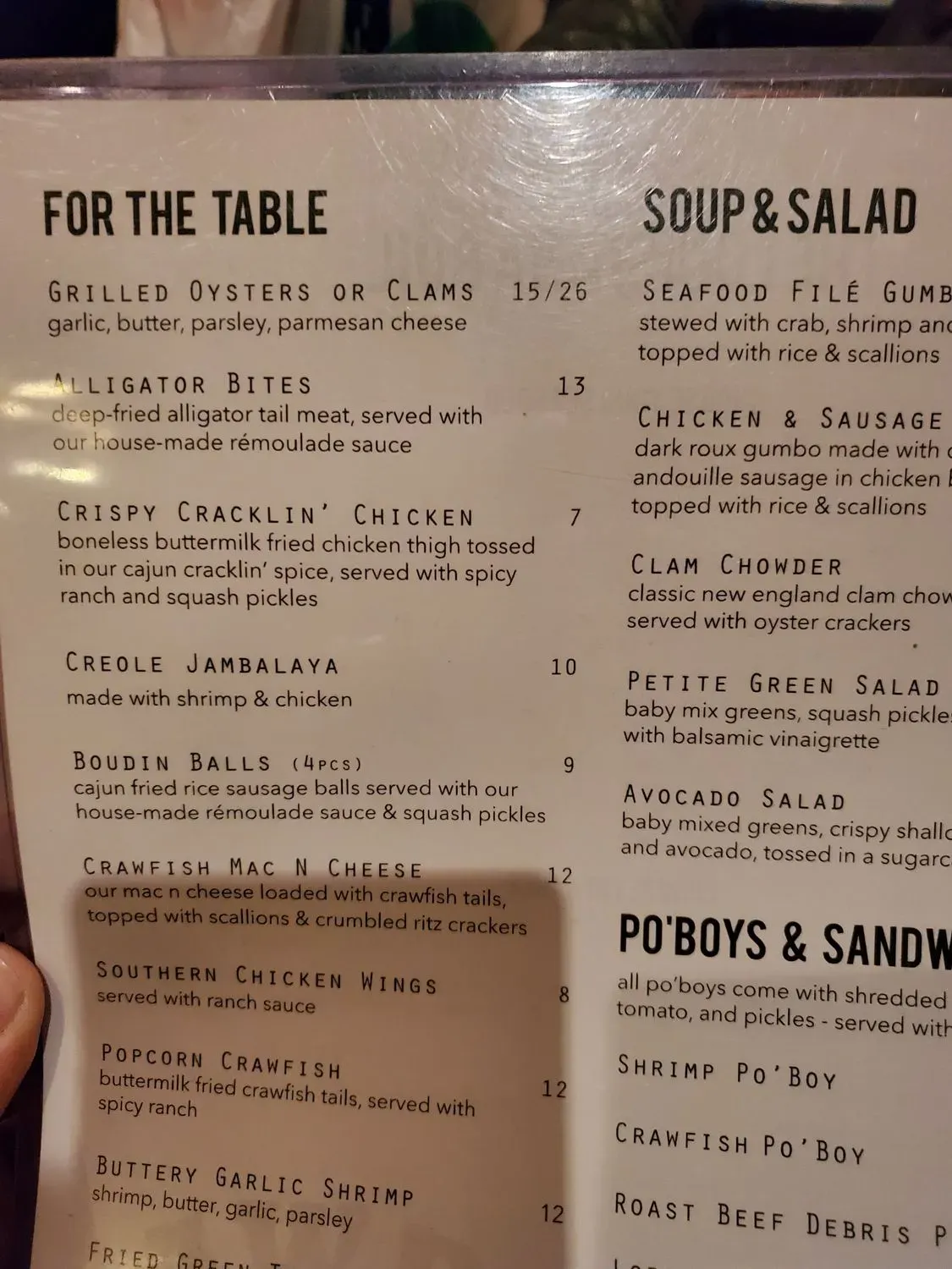 Menu 6