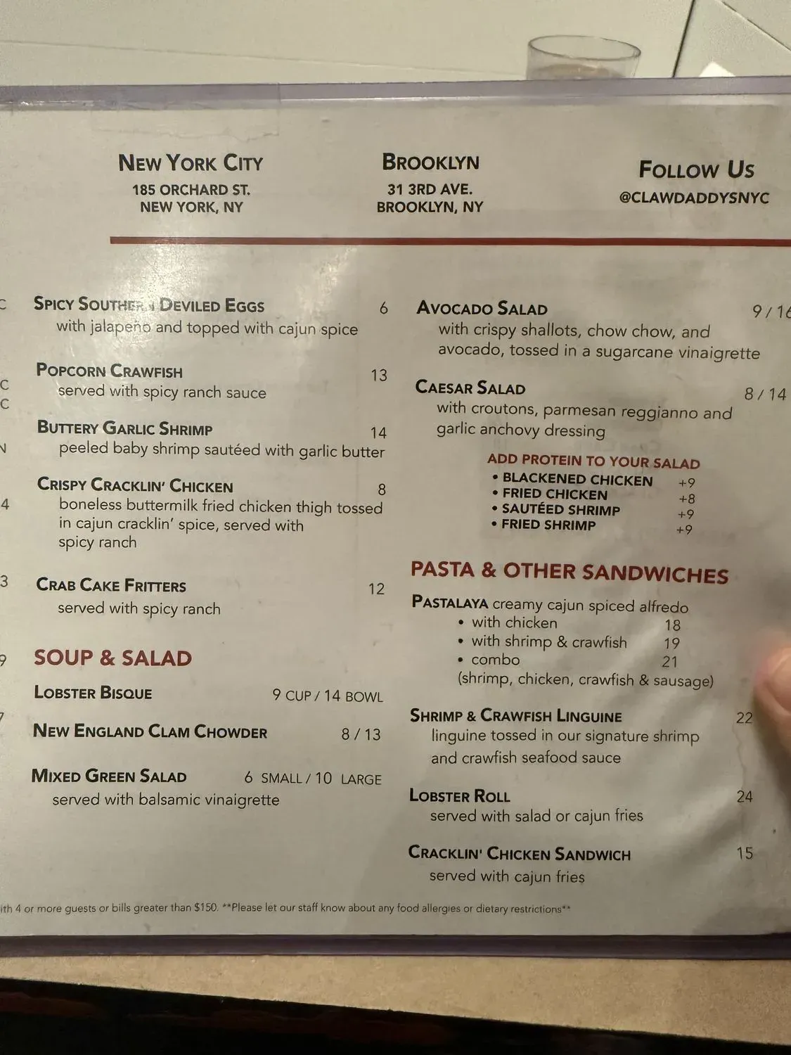 Menu 4