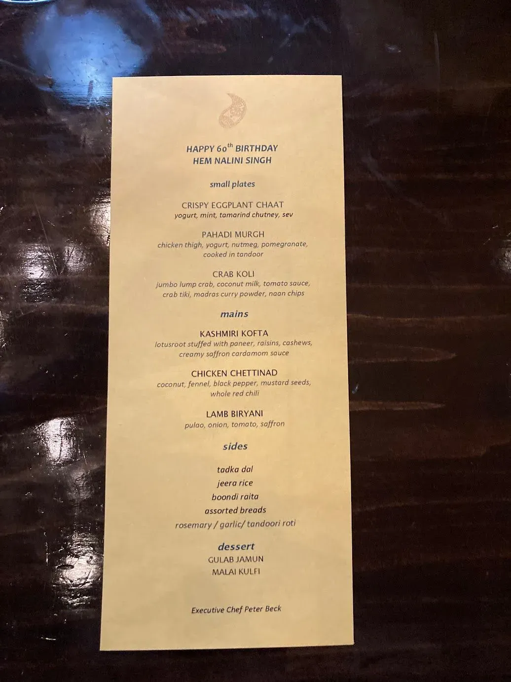 Menu 2