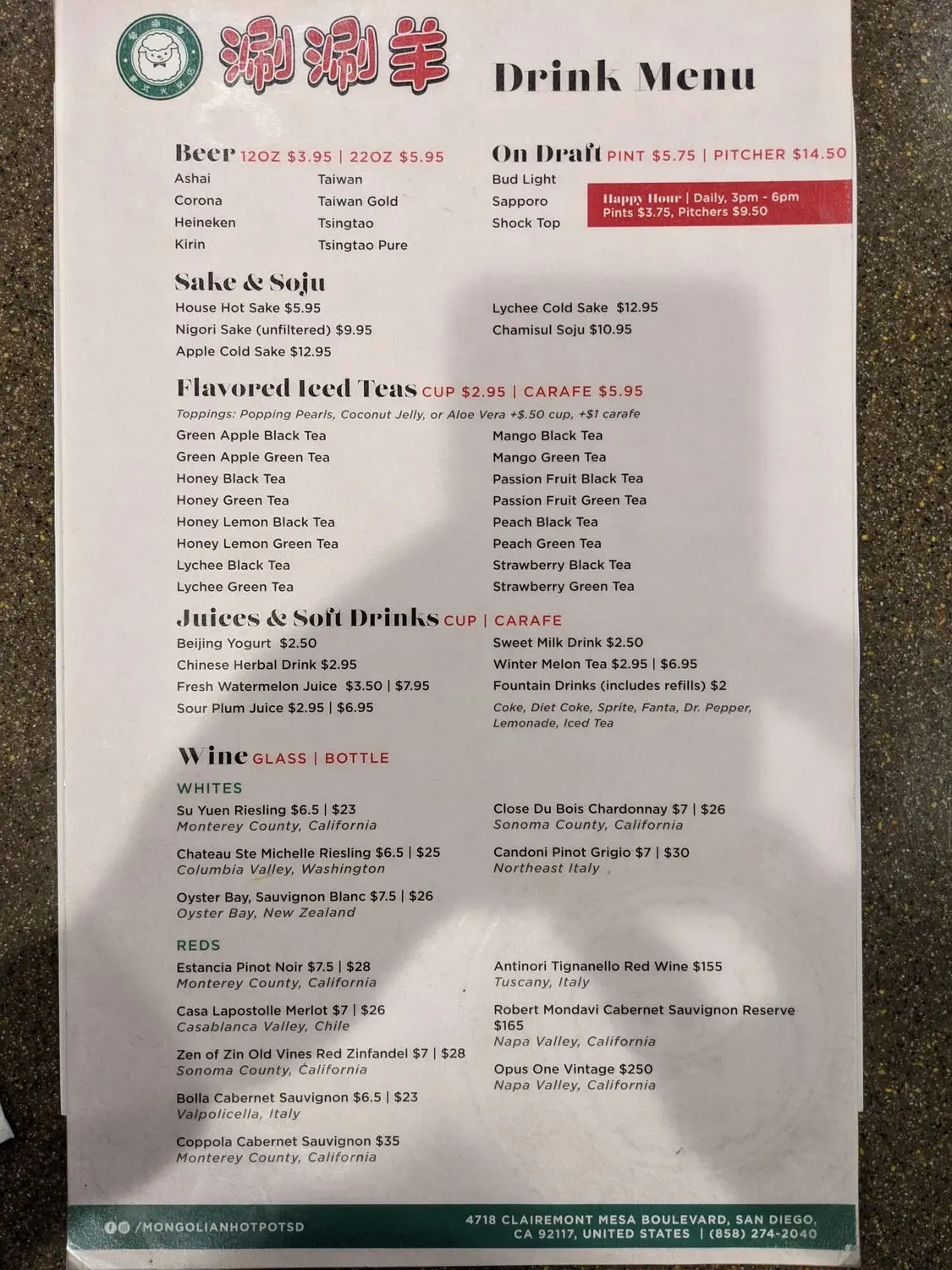 Menu 4