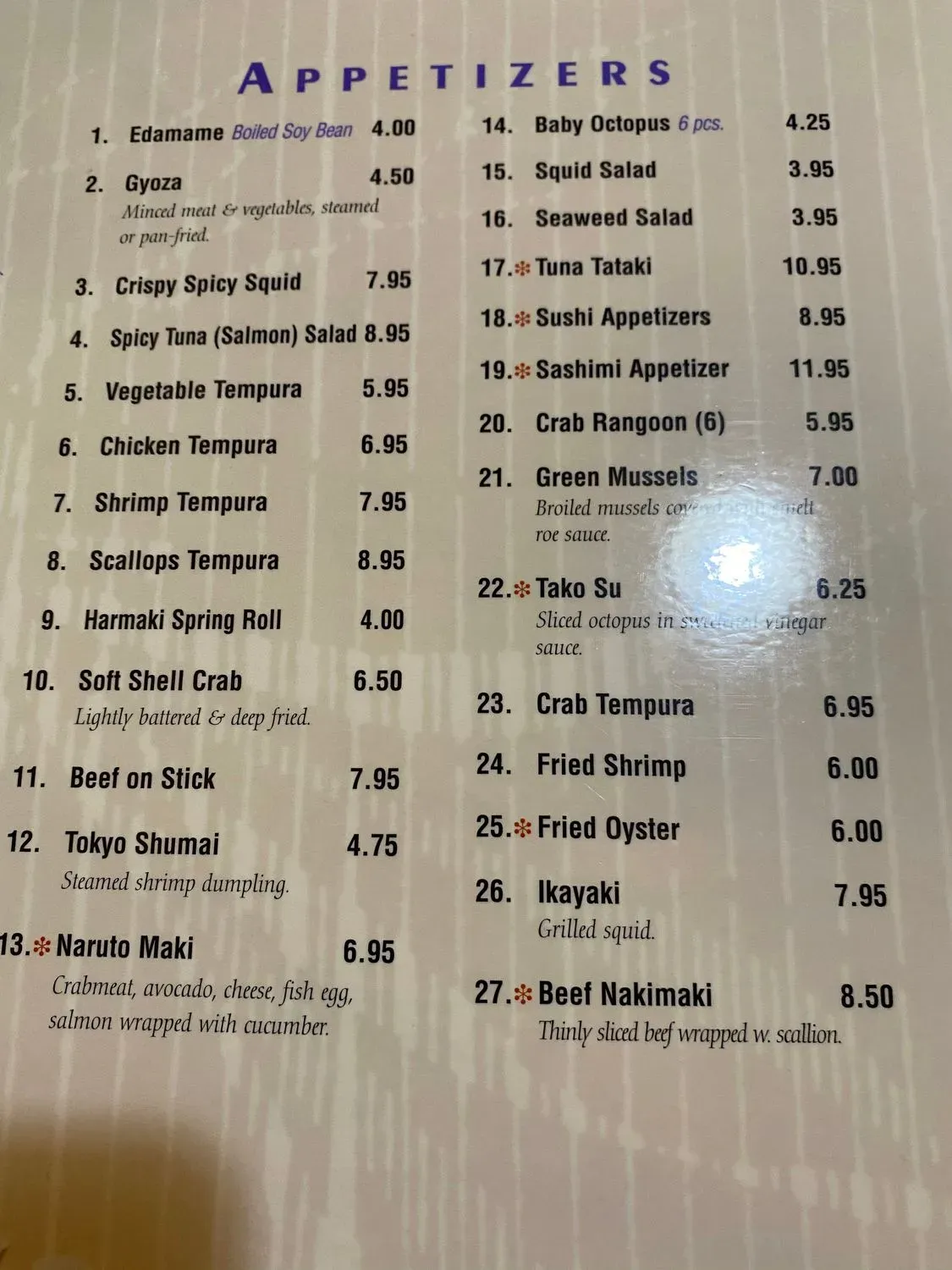 Menu 4