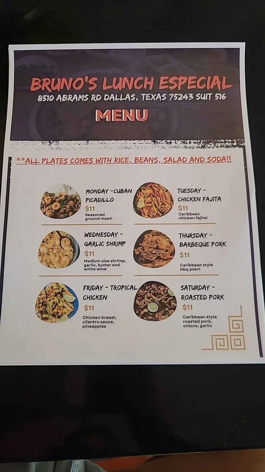 Menu 6