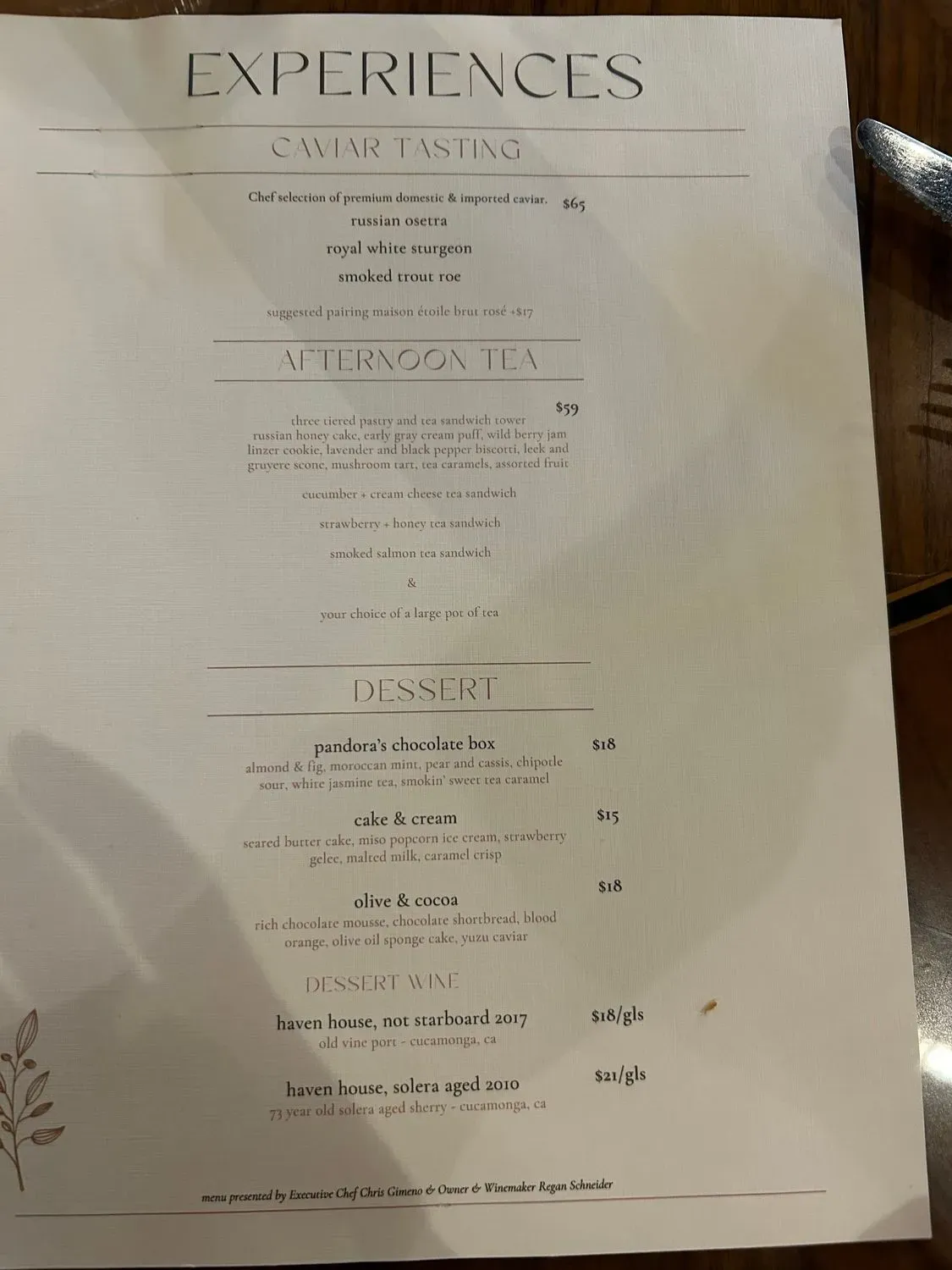 Menu 6