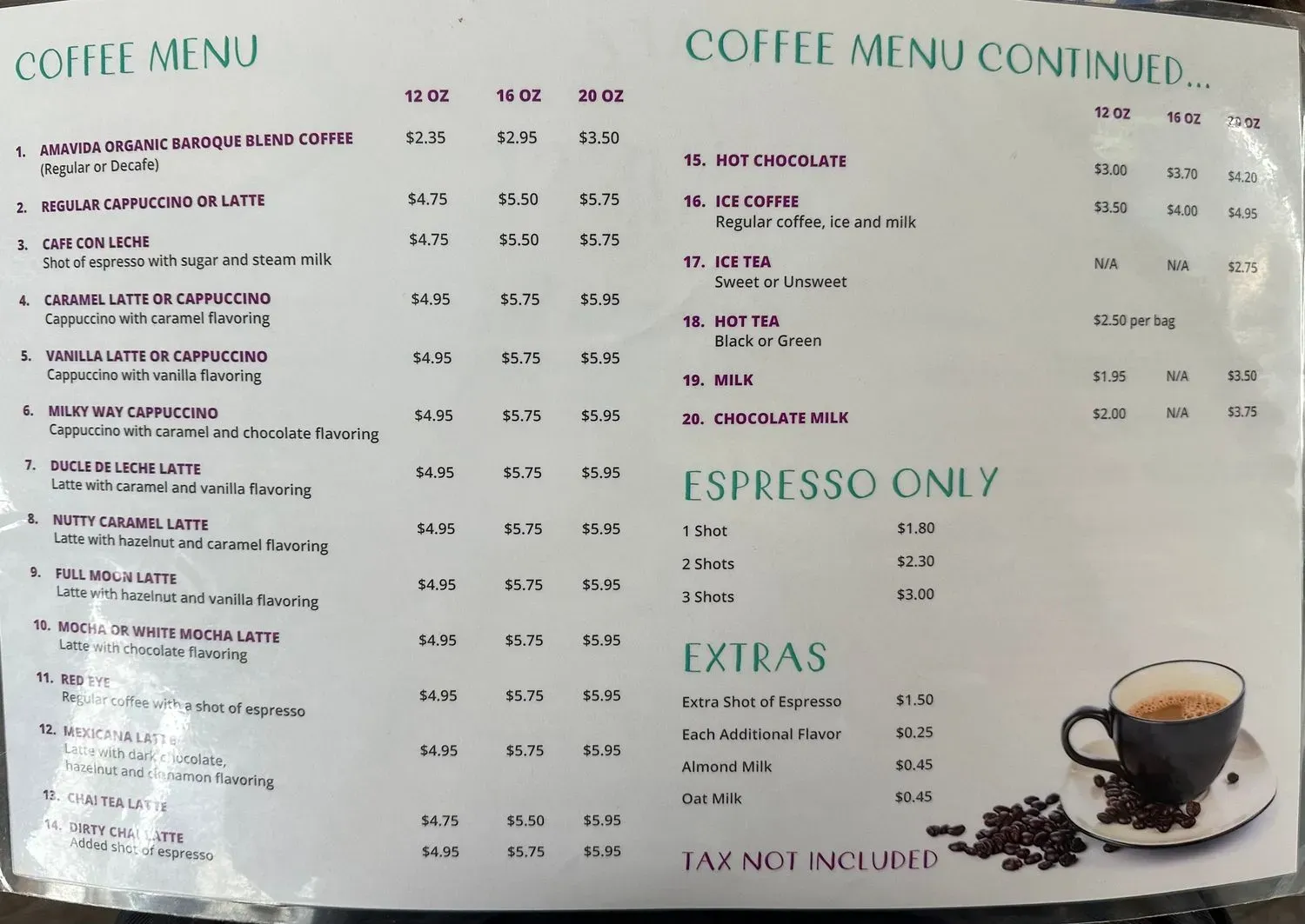 Menu 2