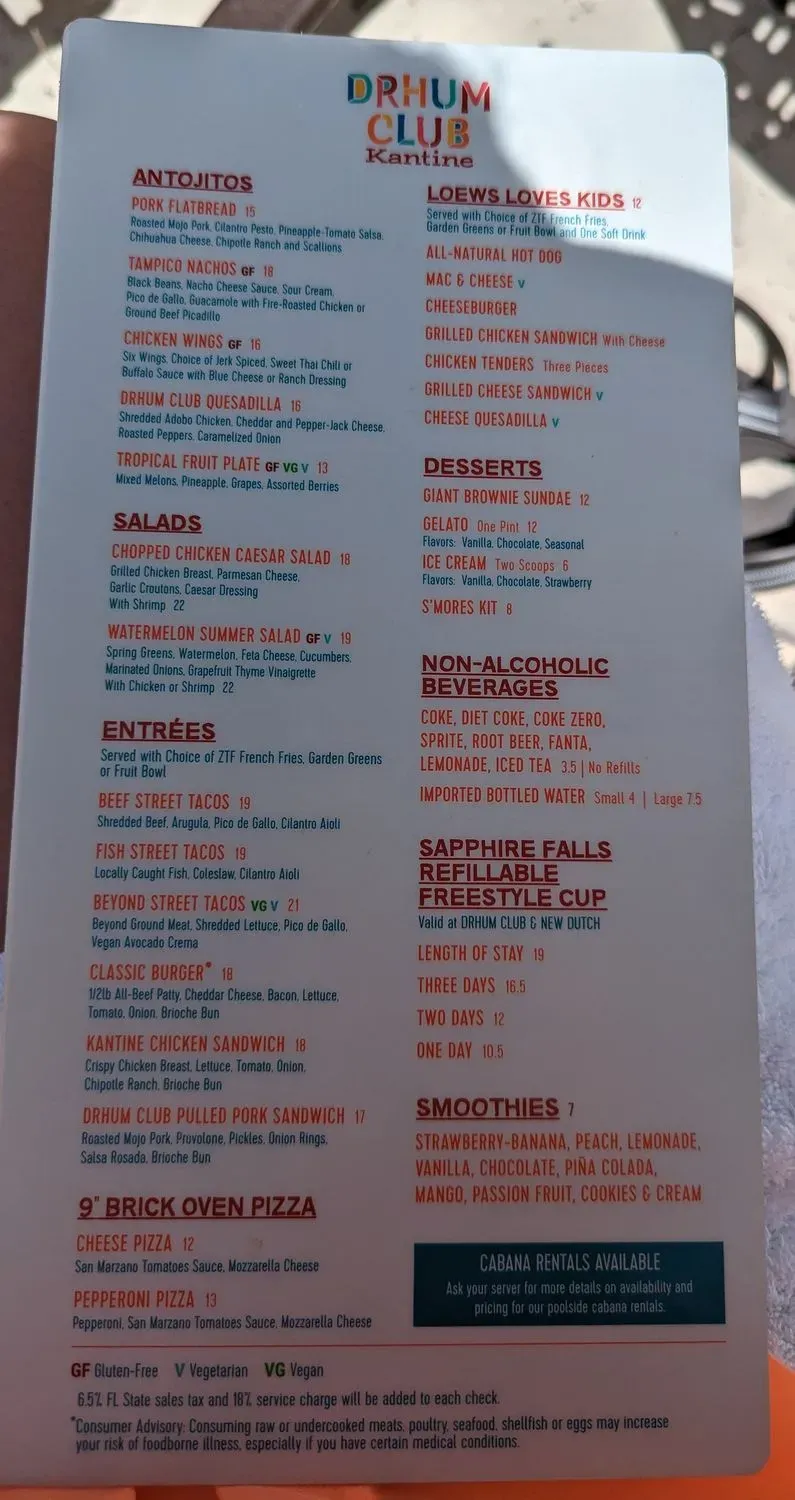 Menu 2